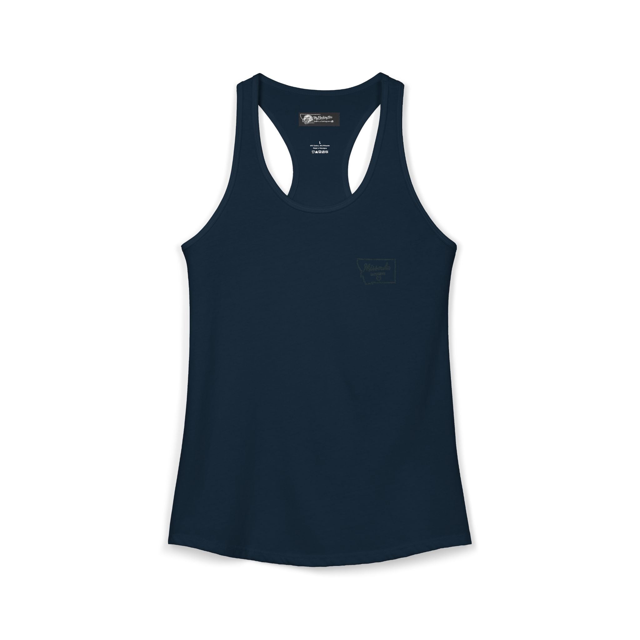With this women's tank top you can tell tourists where to actually find Missoula ha ha when you wear this Ideal Racerback Tank