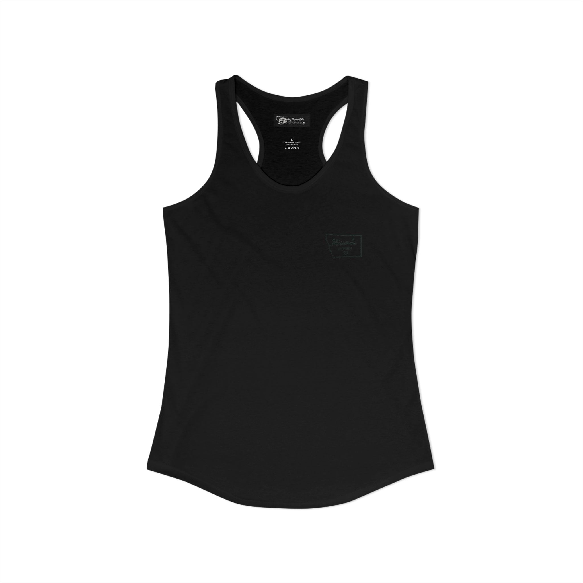 Say it loud and proud without your voice! With this Women's Ideal Racerback Tank