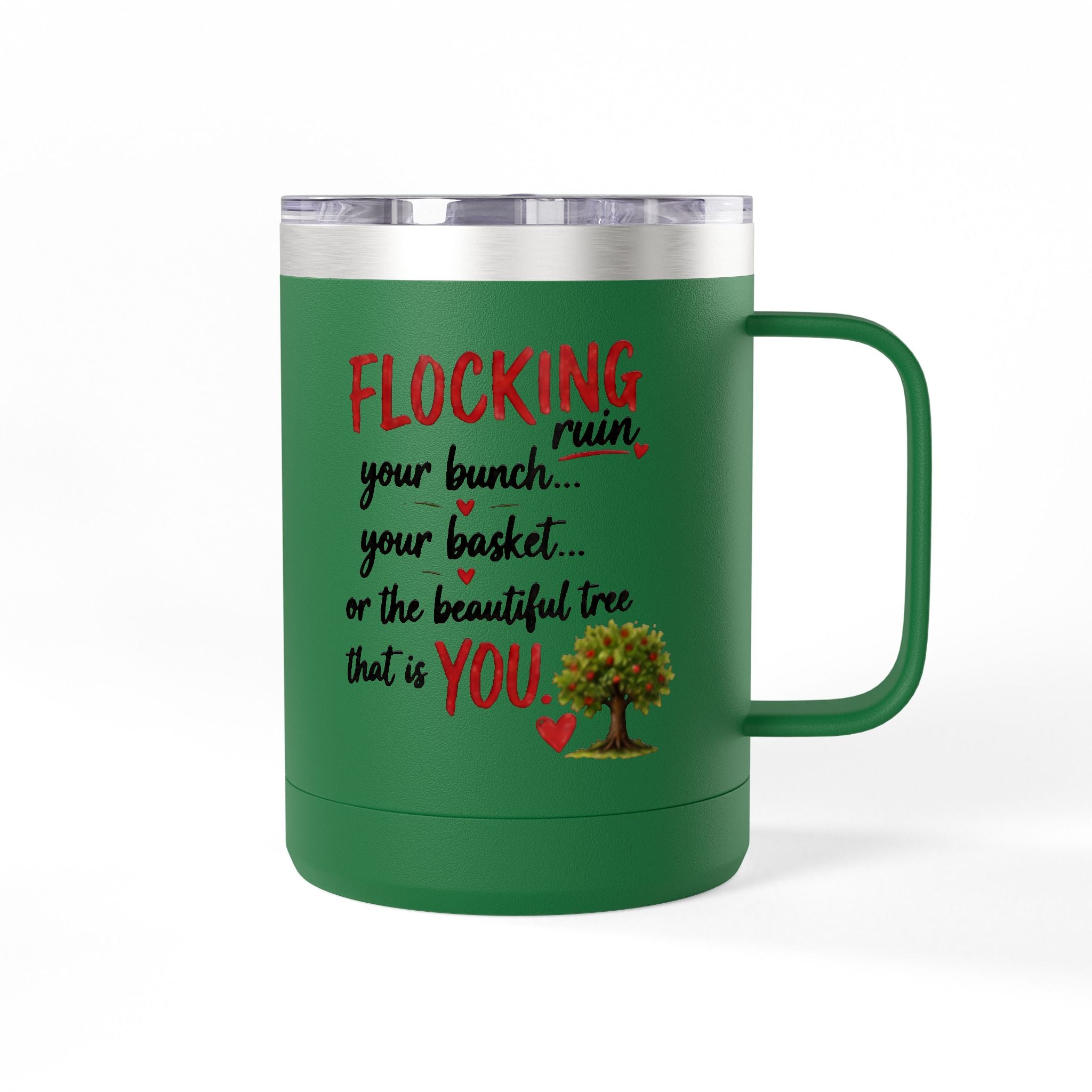 Flocking Brilliant You 15oz Travel Mug