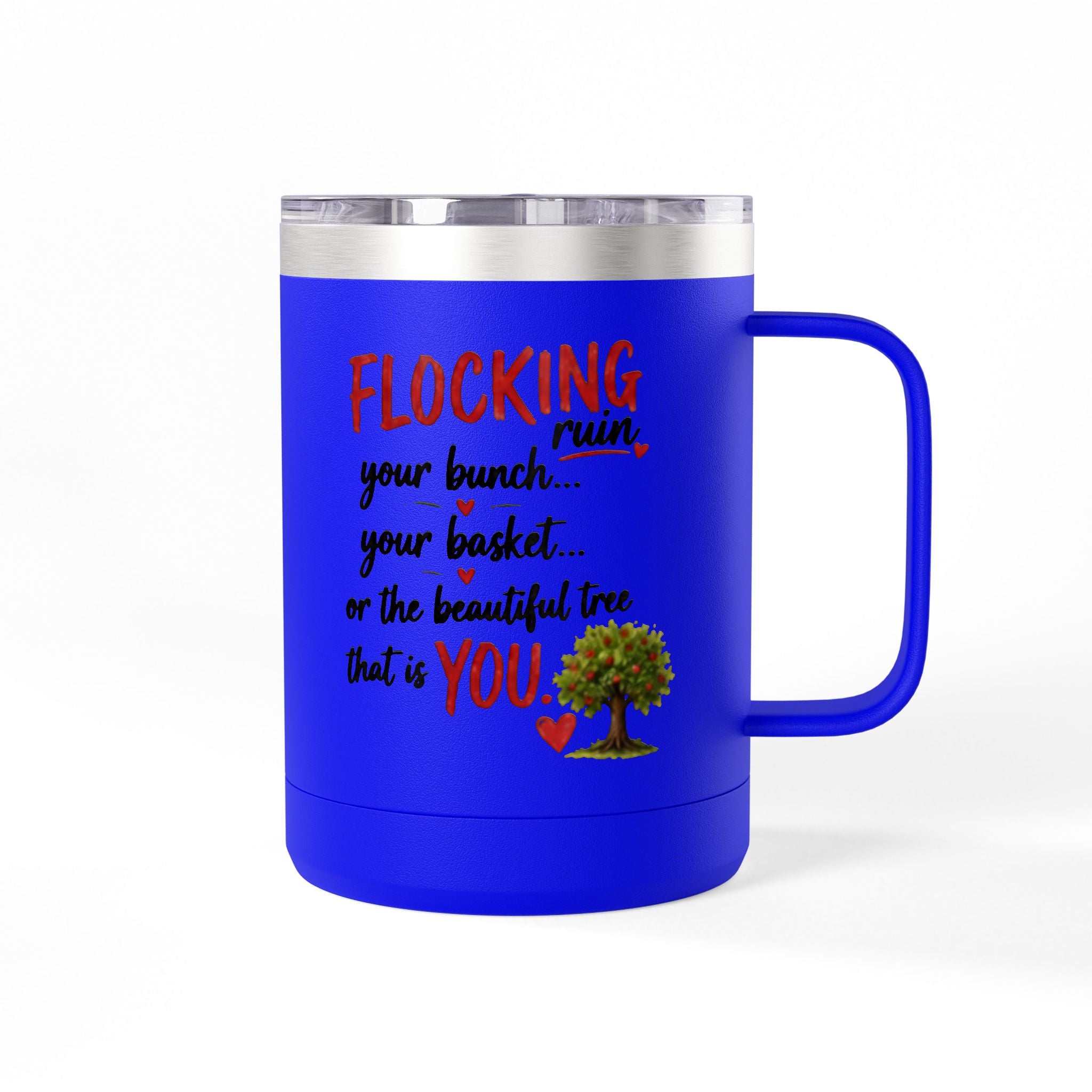 Flocking Brilliant You 15oz Travel Mug