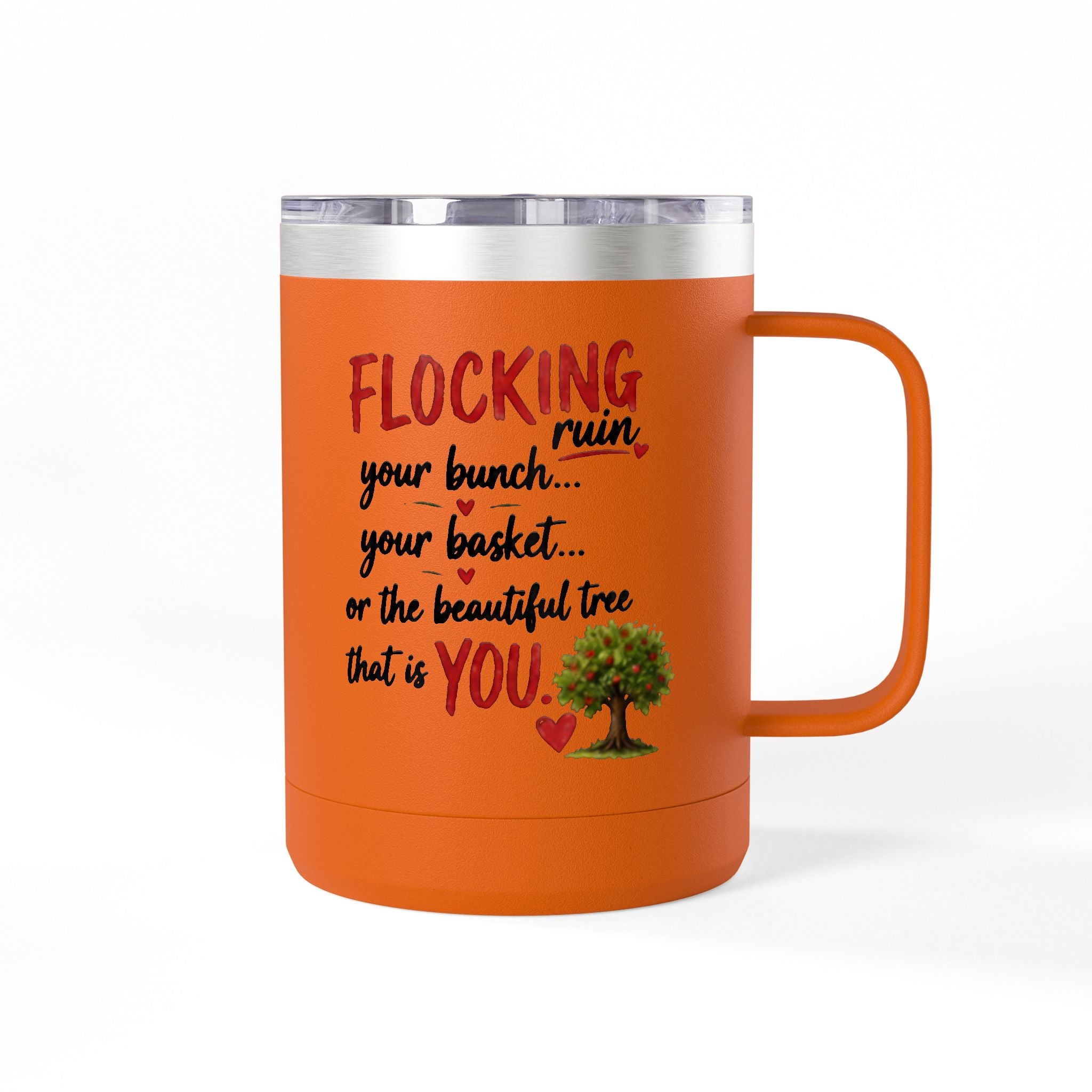 Flocking Brilliant You 15oz Travel Mug