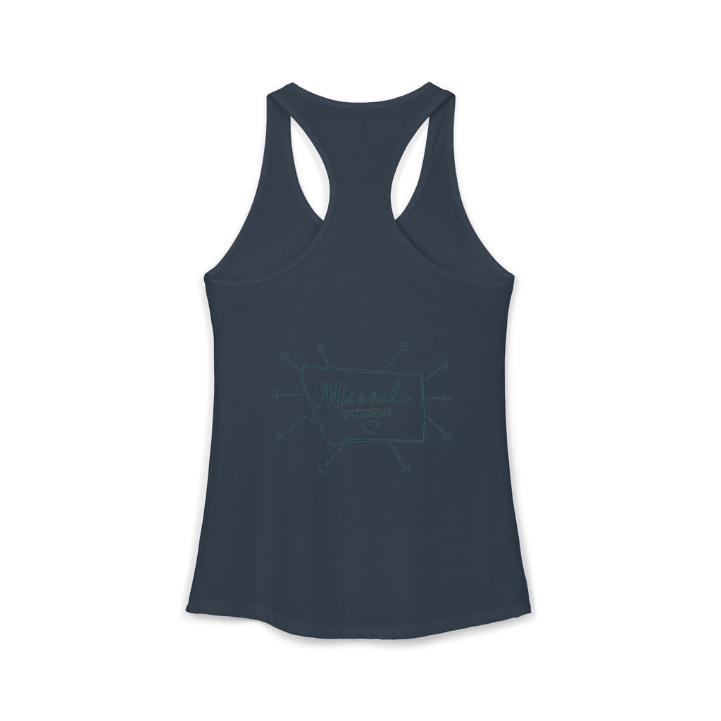 Directions for those seeking Missoula that need to be lost! Women's Ideal Racerback Tank