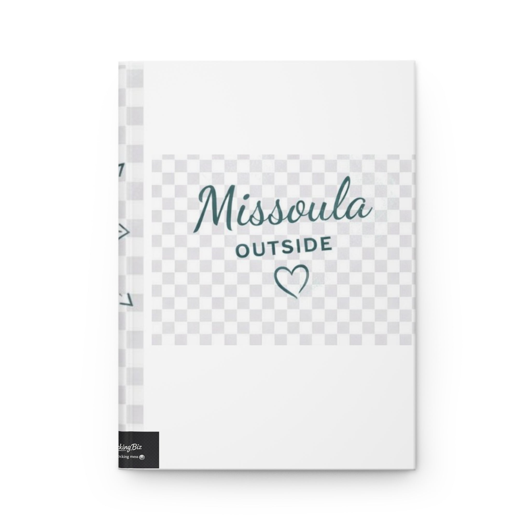 Missoula local humor comes to life in this design.  Outside Hardcover Journal — Montana Map Travel Notebook