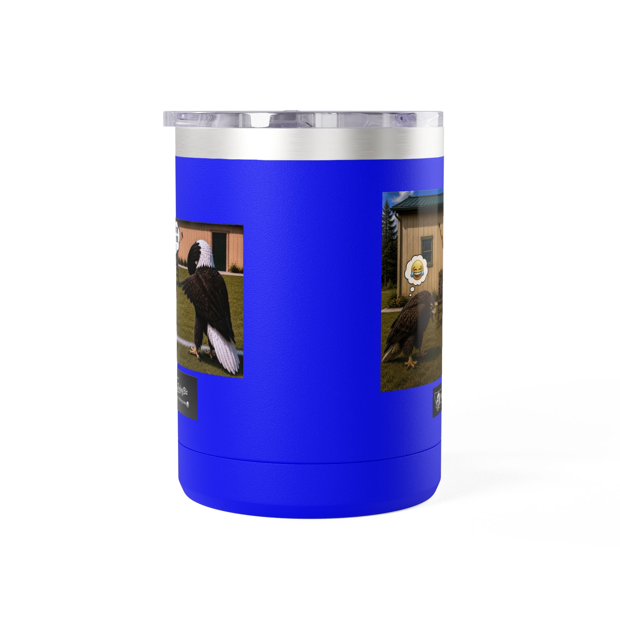 15oz Funny Turkey Dartboard Coffee Tumbler – "Well... at least my flocking darts are in a row"