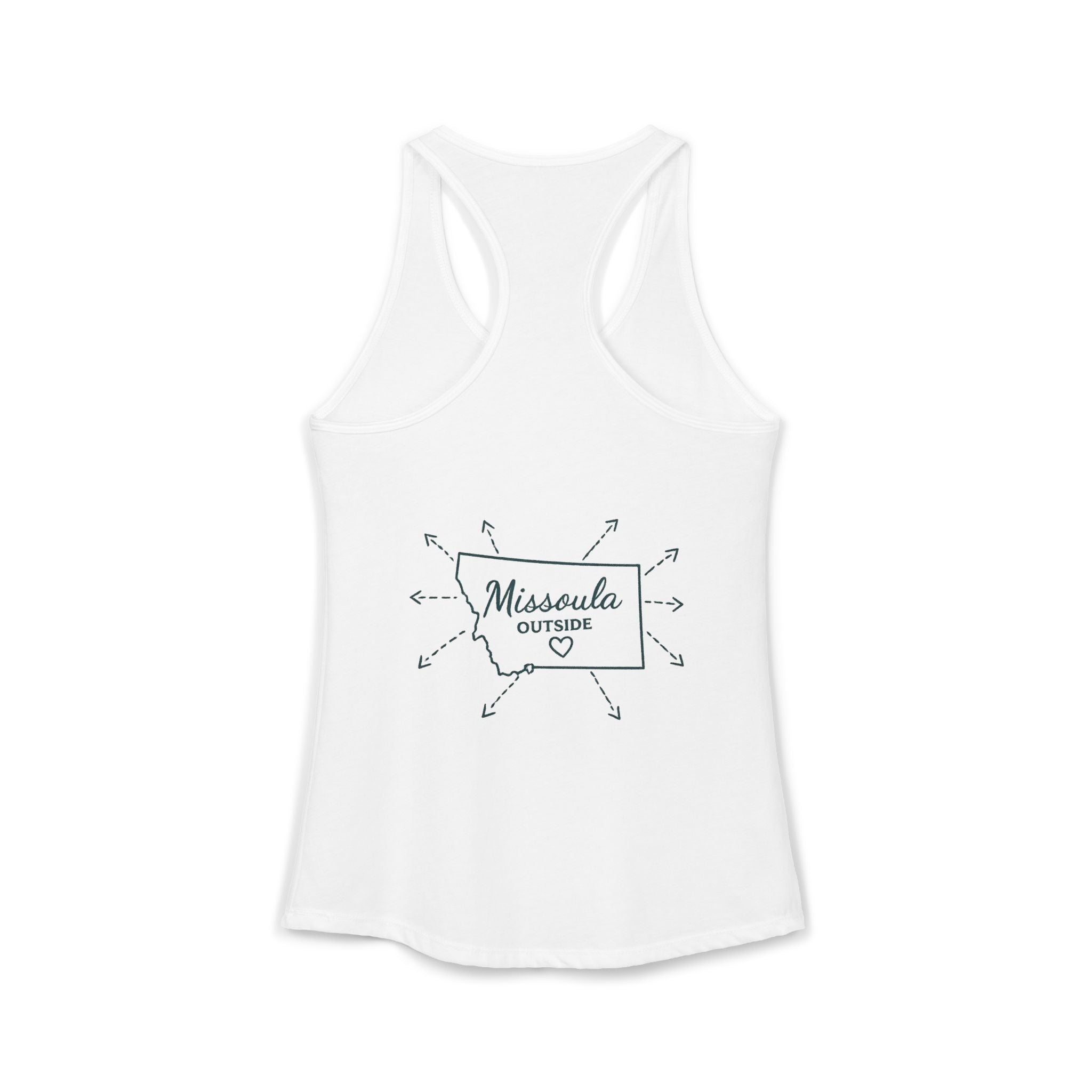 Directions for those seeking Missoula that need to be lost! Women's Ideal Racerback Tank