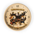Wall Clock - 'We're Flocking Rockin' Round the Clock' Eagle Band Retro Wall Clock