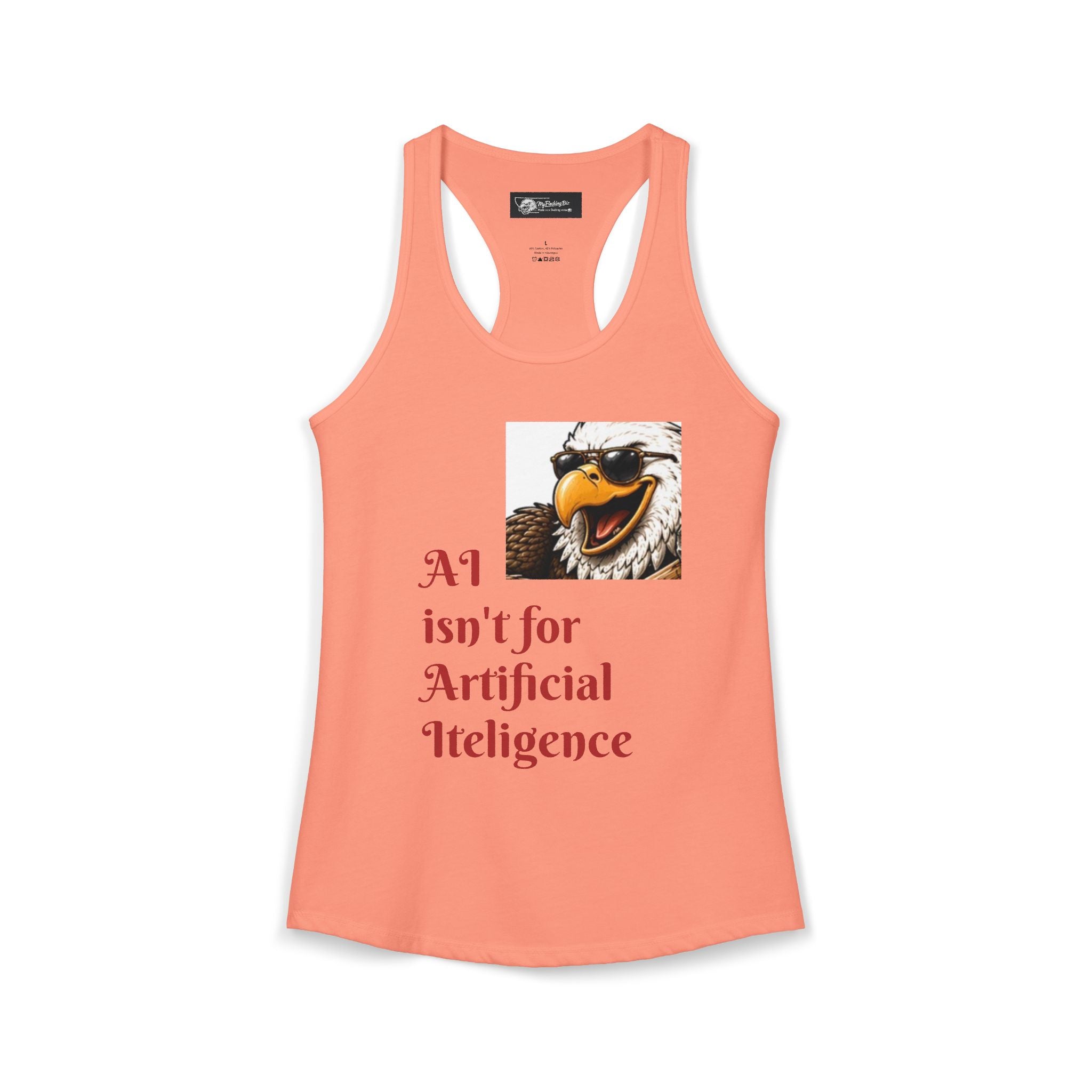 AI now has two E x p l o r a t i v e meanings as explained on this Women's Ideal Racerback Tank