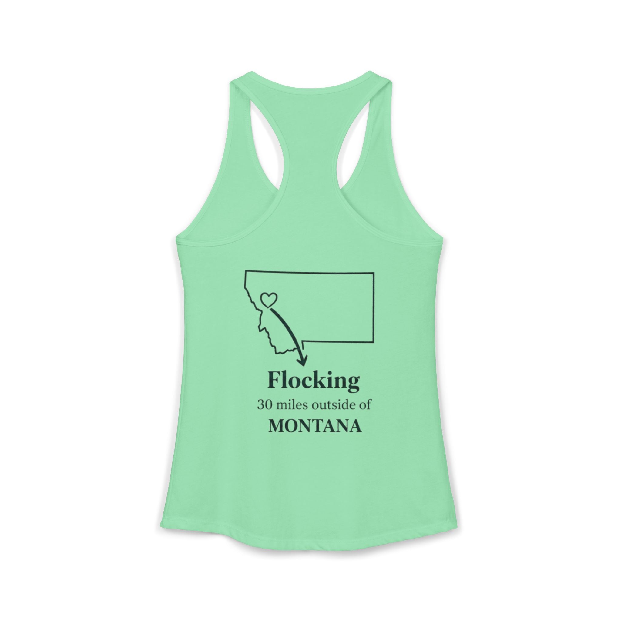 Say it loud and proud without your voice! With this Women's Ideal Racerback Tank