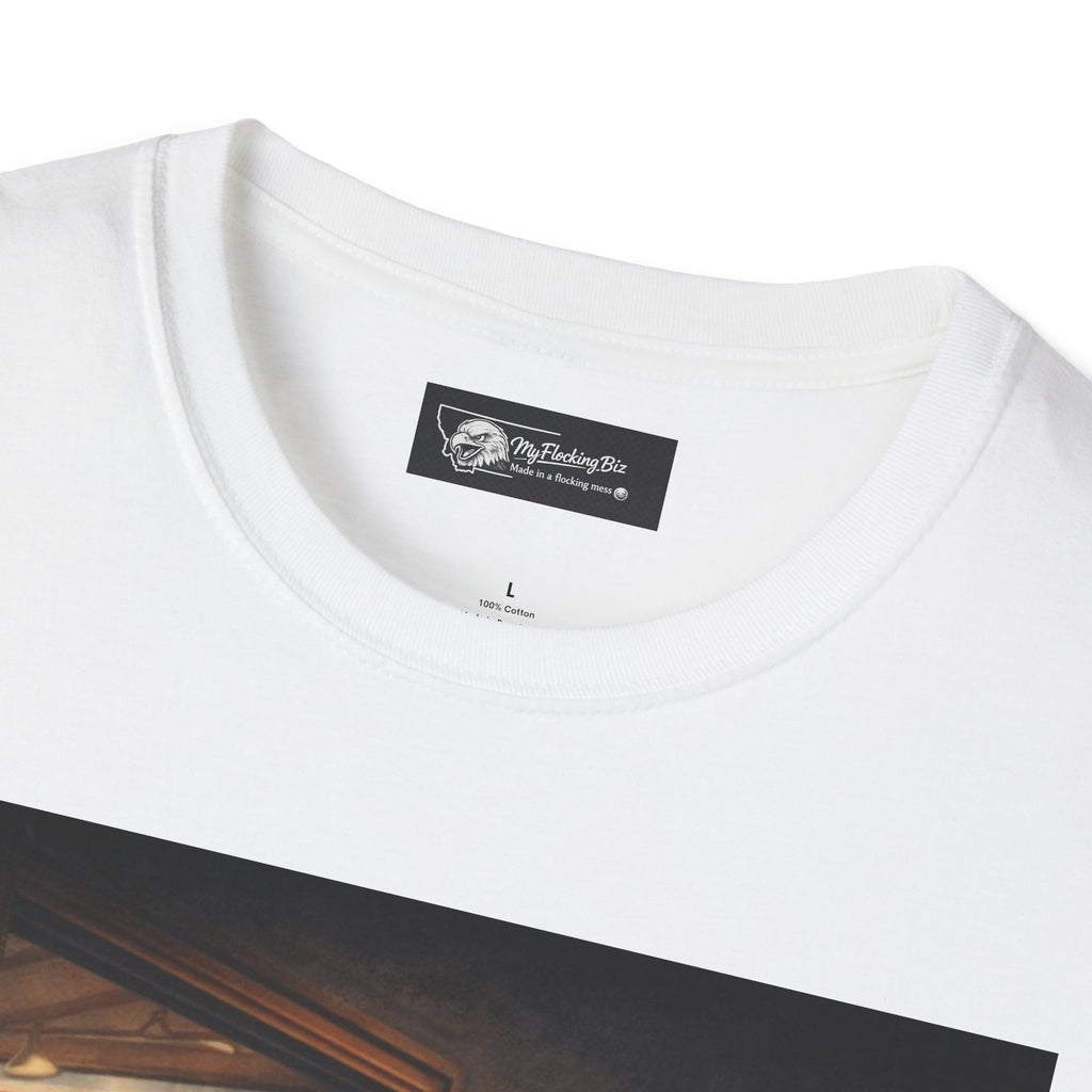 Barber Shop Eagle T-Shirt — "Some of You Are Gonna Get Cut" Graphic Tee