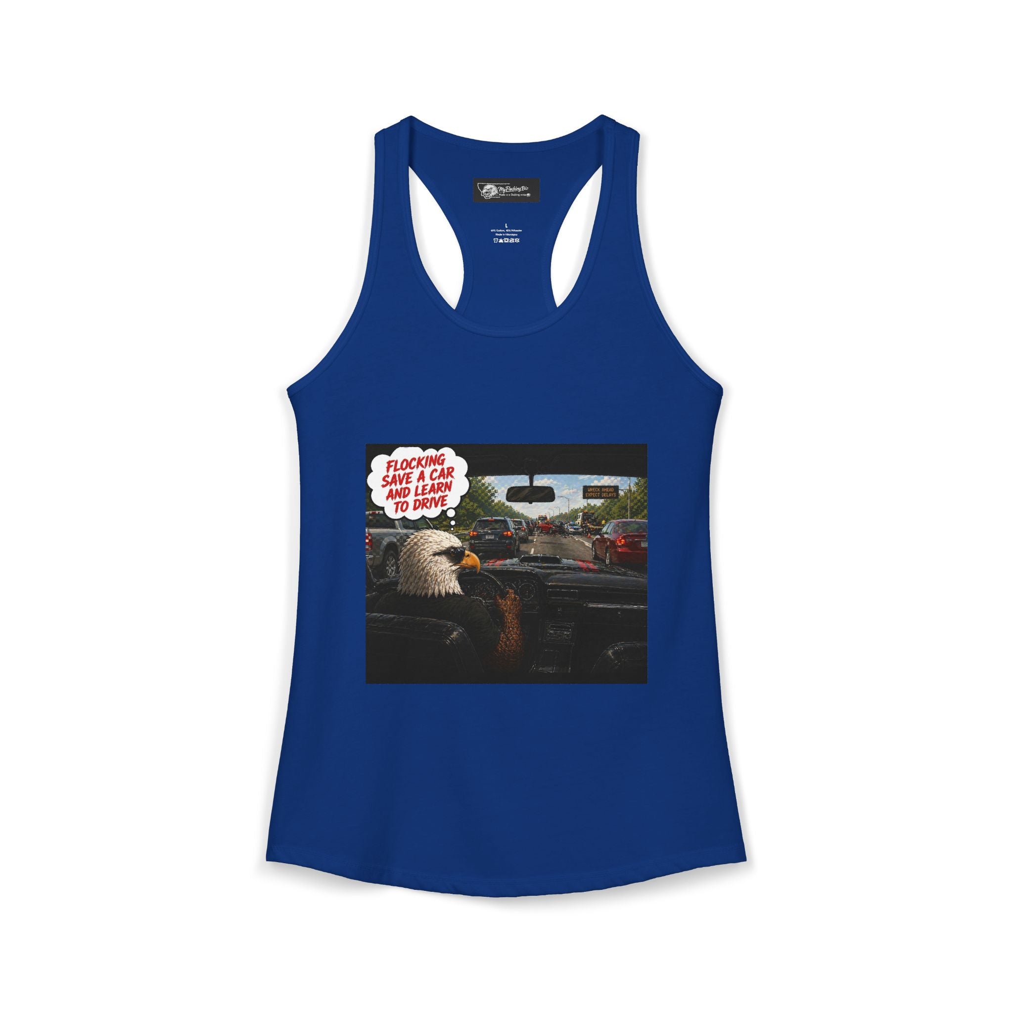 Learn to drive Save a Car Women's Ideal Racer back Tank