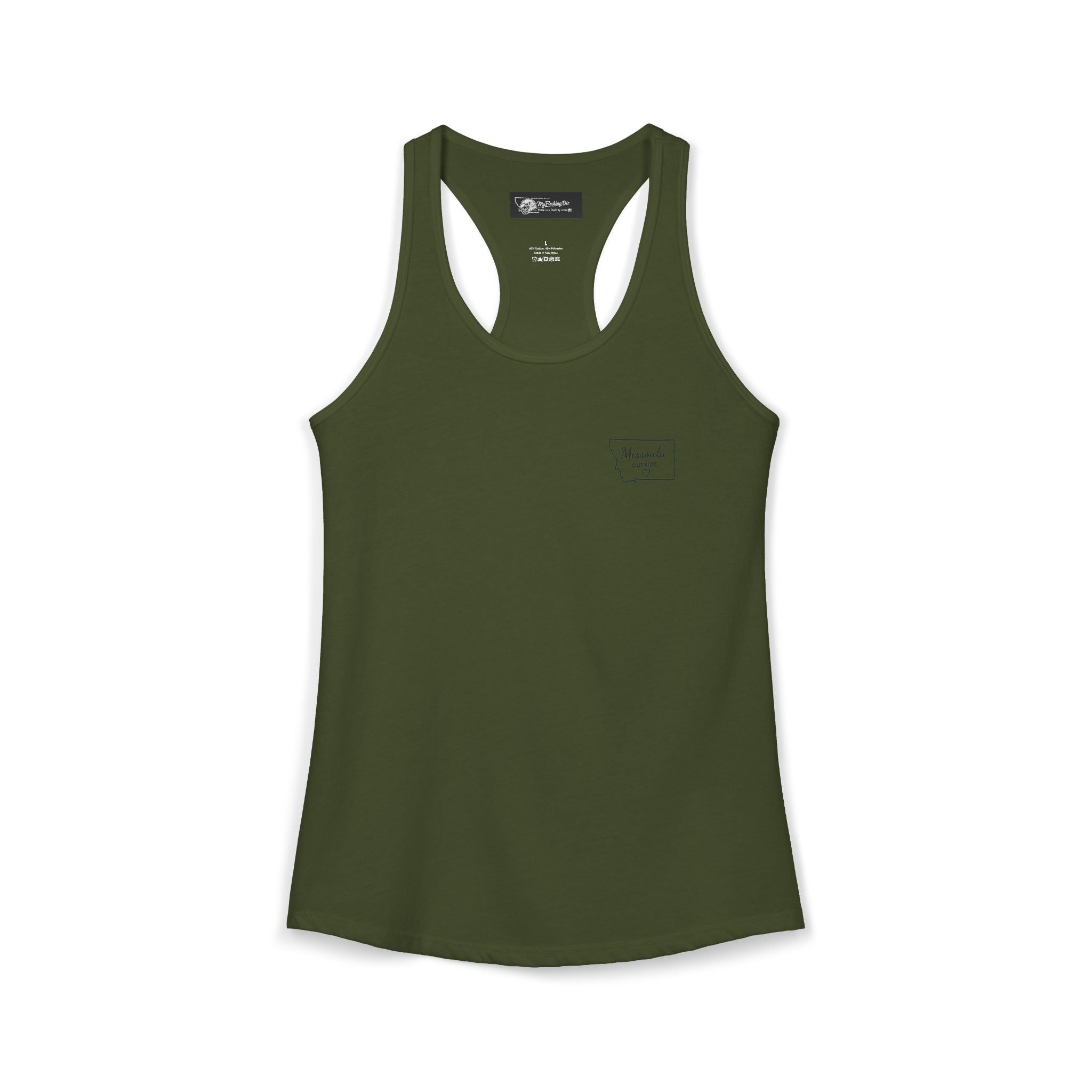 Say it loud and proud without your voice! With this Women's Ideal Racerback Tank