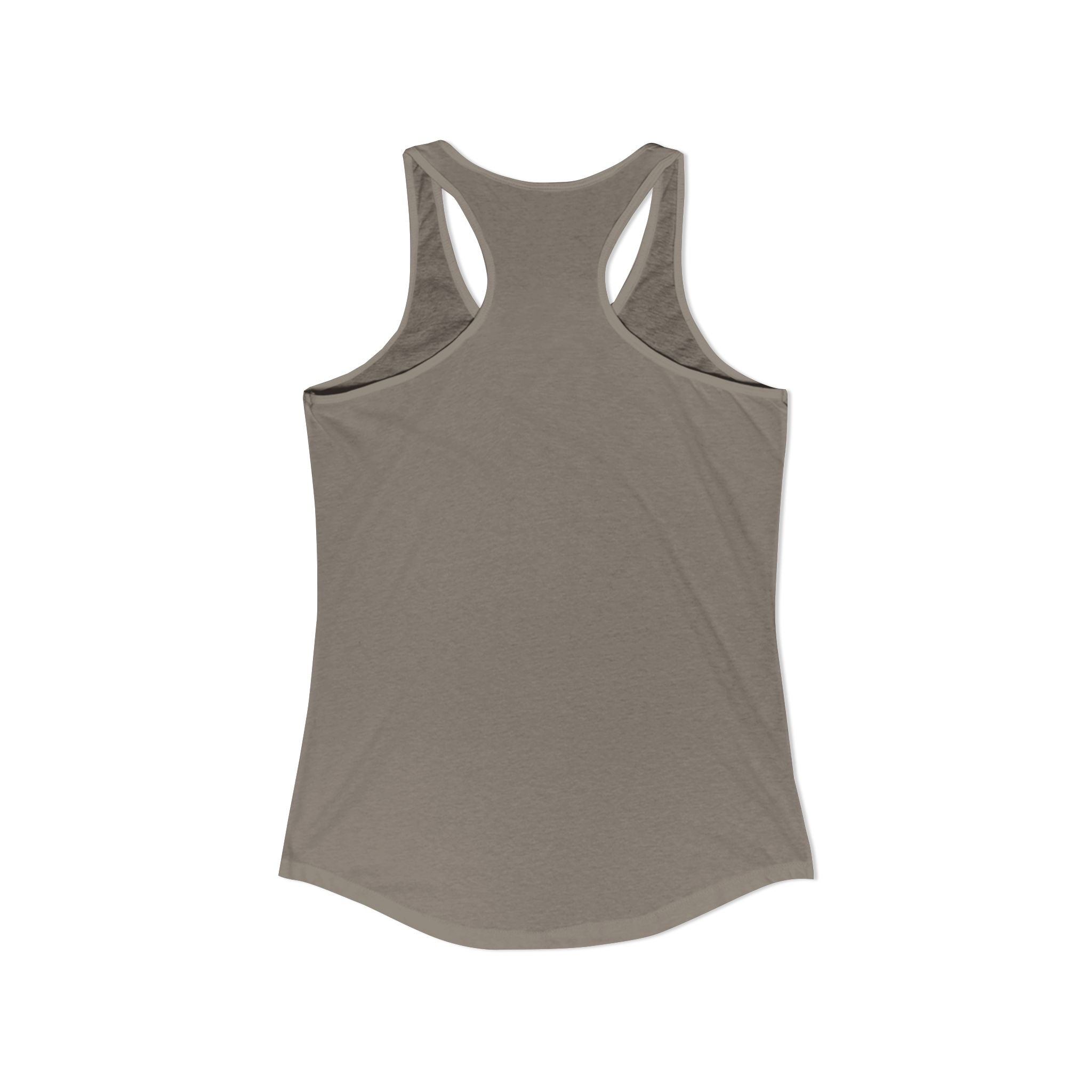 Say it loud and proud without words but the shirts speak for you with this women's ideal racerback tank