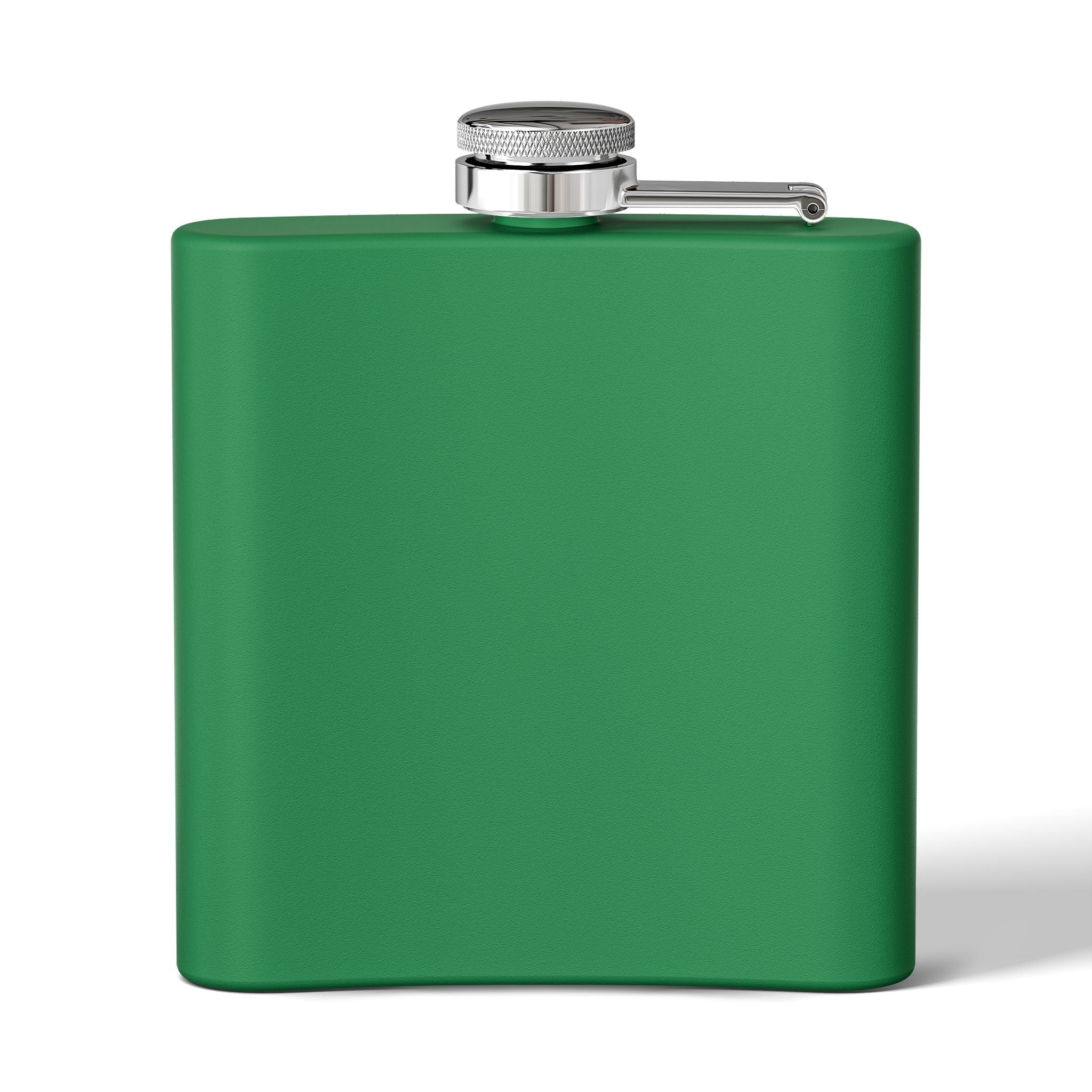 Flask — "Old Rockers Never Flocking Die" 6oz Stainless Steel Hip Flask