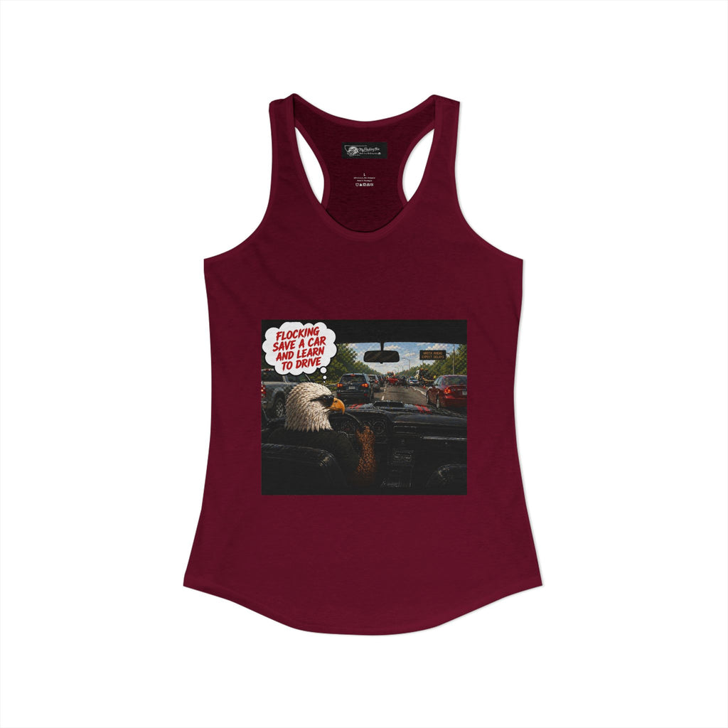Learn to drive Save a Car Women's Ideal Racer back Tank