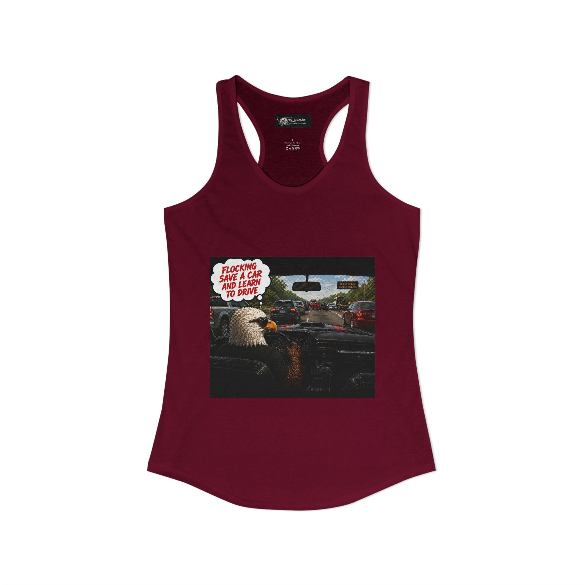 Learn to drive Save a Car Women's Ideal Racer back Tank