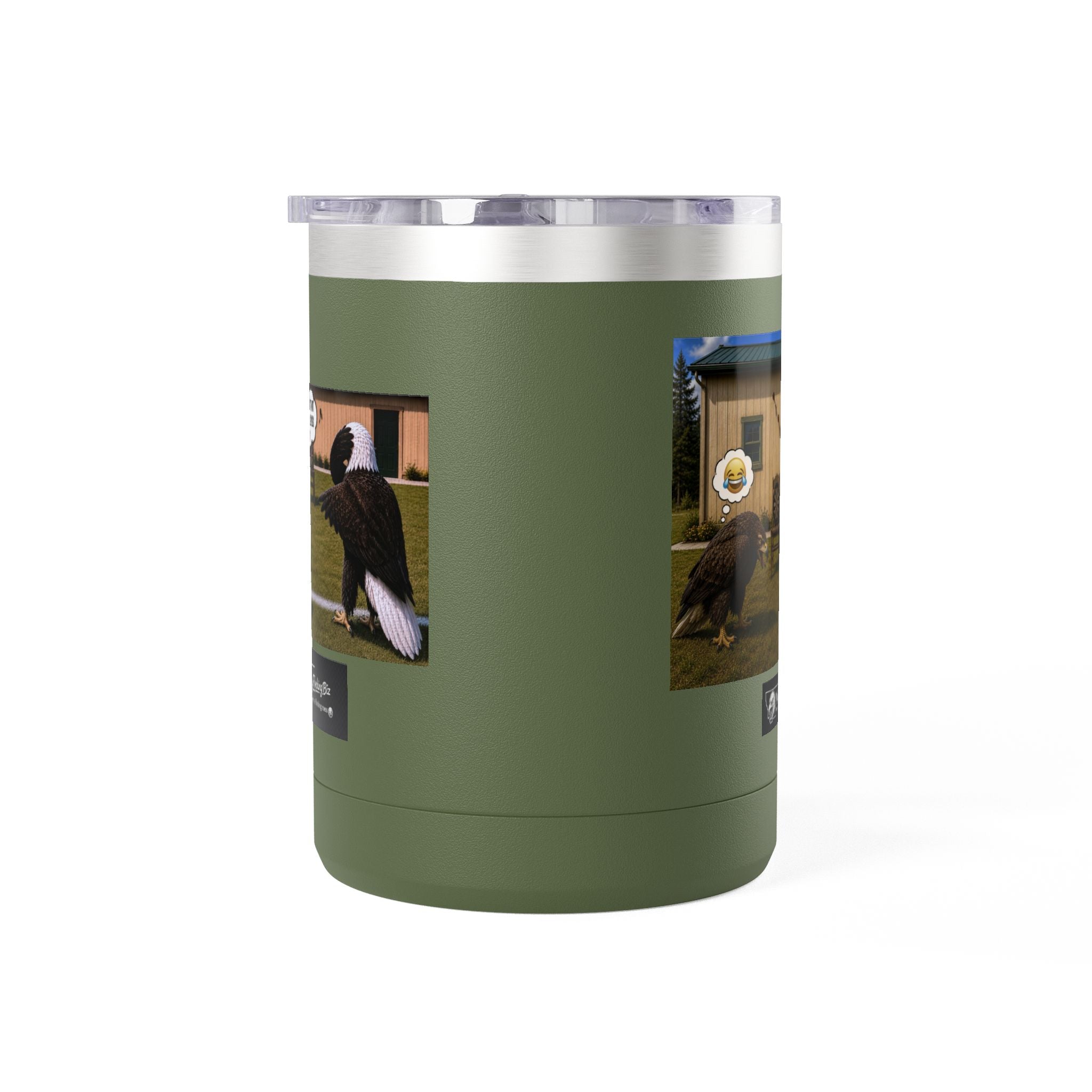 15oz Funny Turkey Dartboard Coffee Tumbler – "Well... at least my flocking darts are in a row"