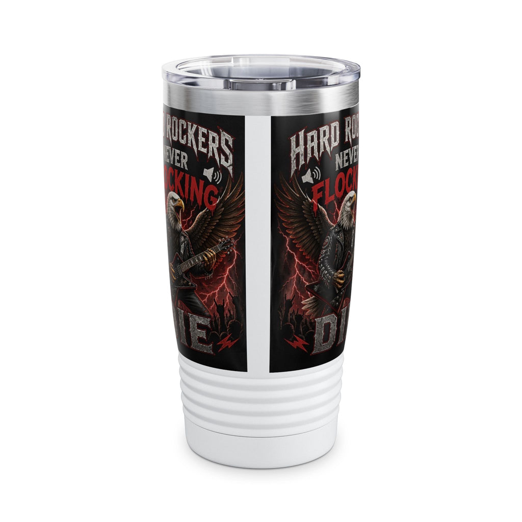 Rock Band Eagle 20oz Tumbler – "They Just Flock Together" Concert Travel Mug