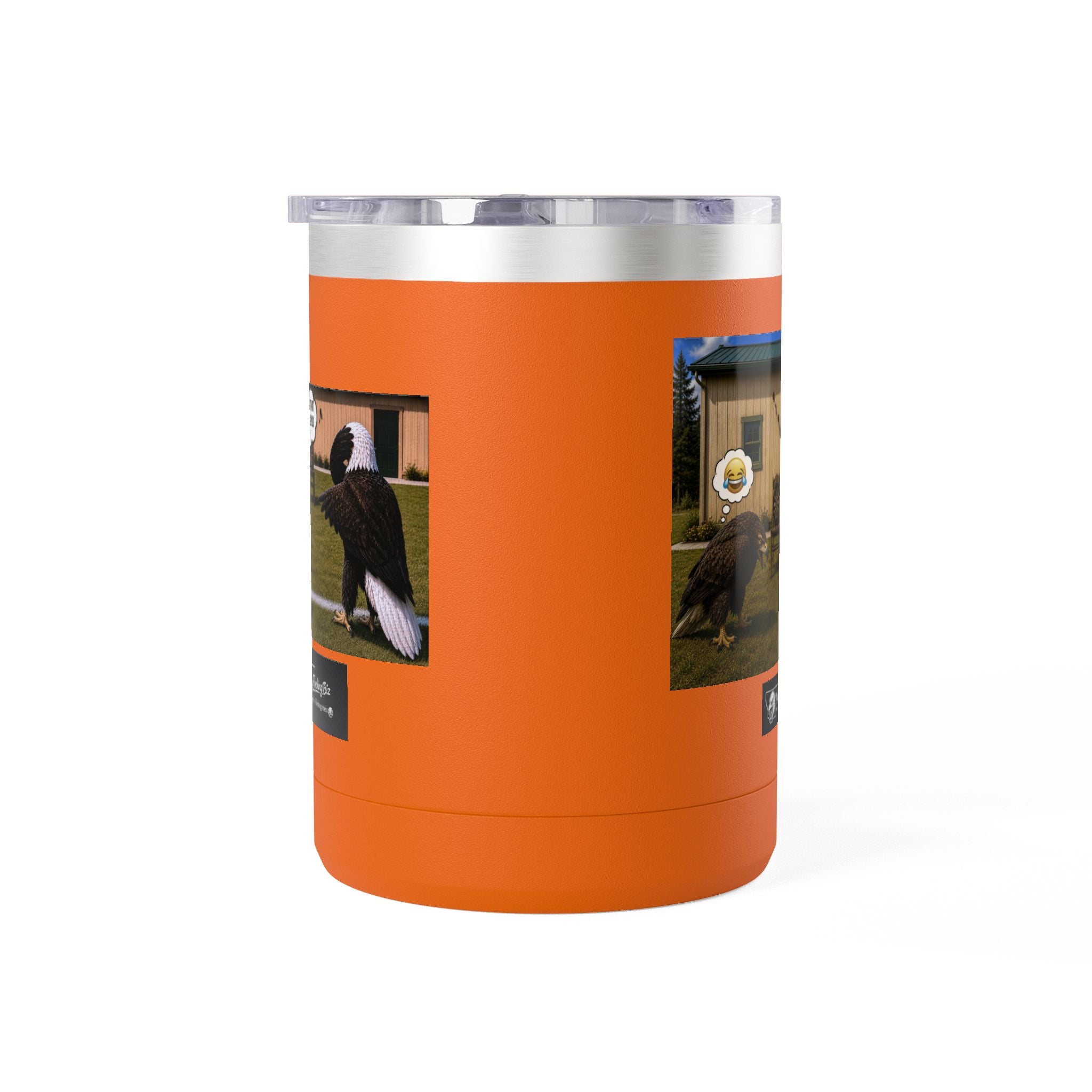 15oz Funny Turkey Dartboard Coffee Tumbler – "Well... at least my flocking darts are in a row"