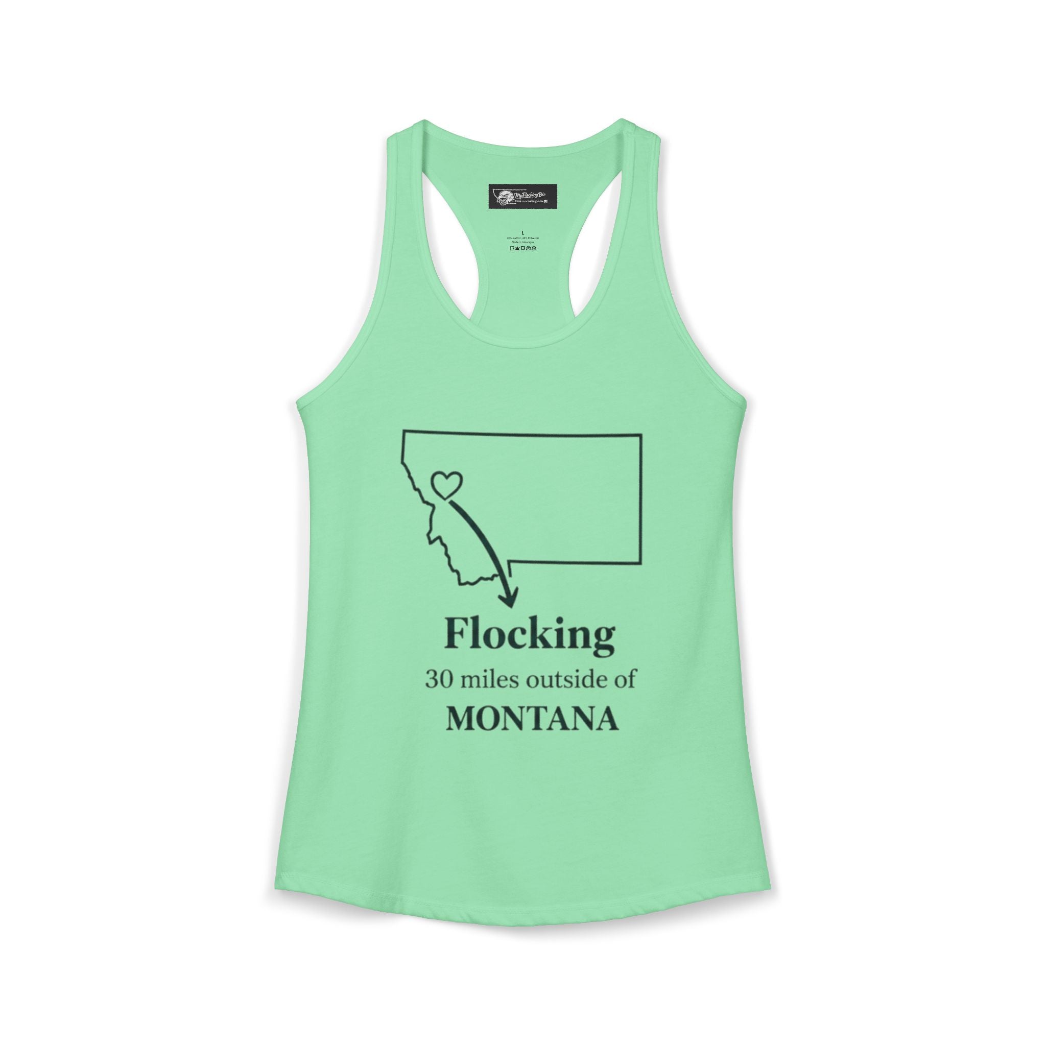Say it loud and proud without words but the shirts speak for you with this women's ideal racerback tank