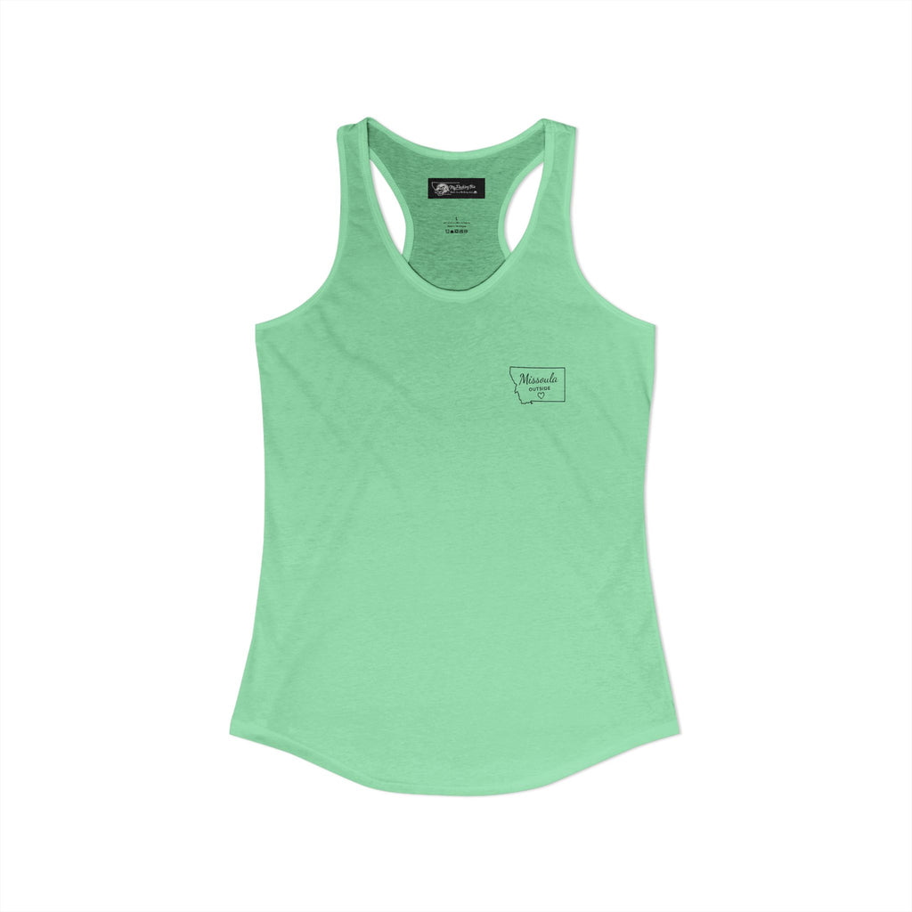 Say it loud and proud without your voice! With this Women's Ideal Racerback Tank