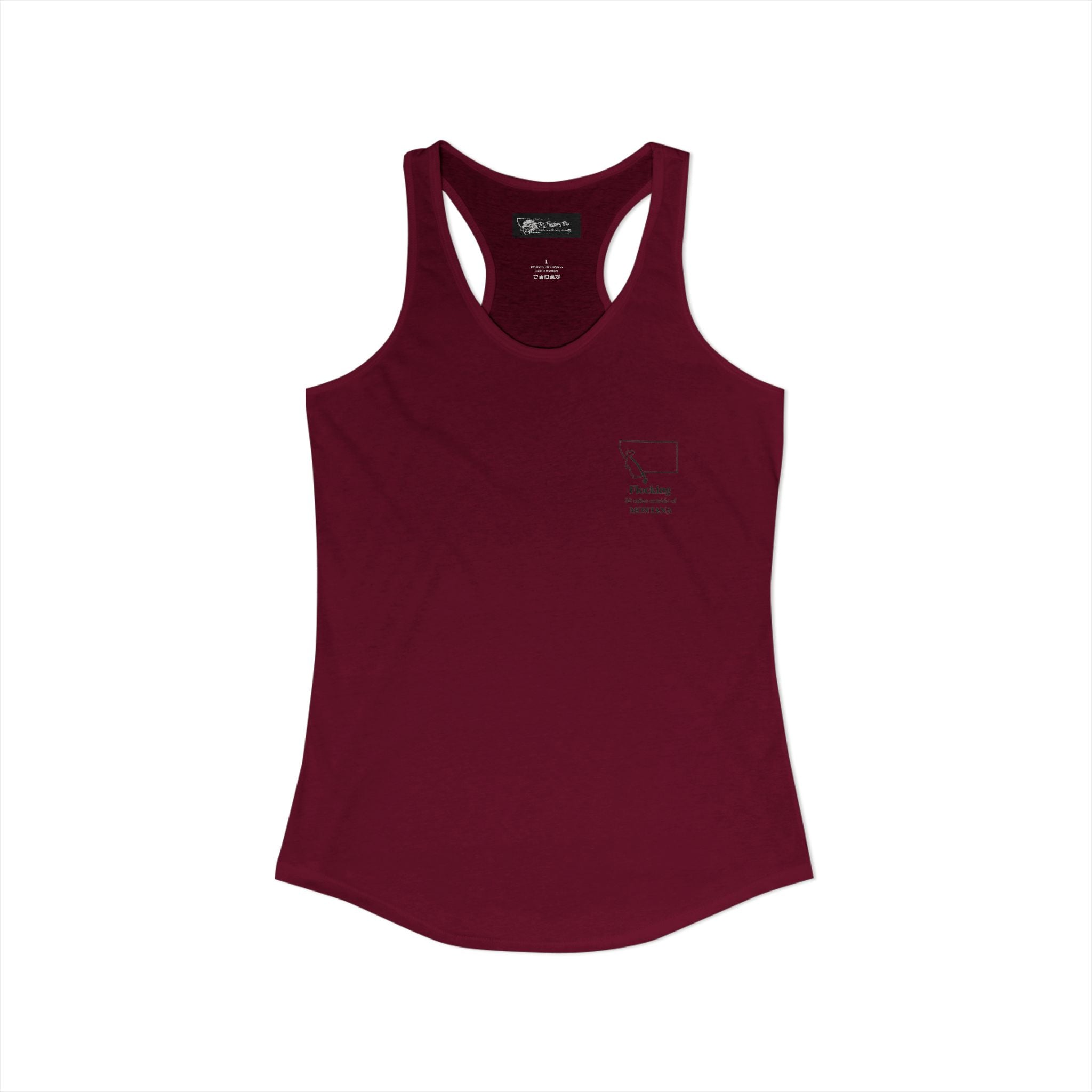 Directions for those seeking Missoula that need to be lost! Women's Ideal Racerback Tank