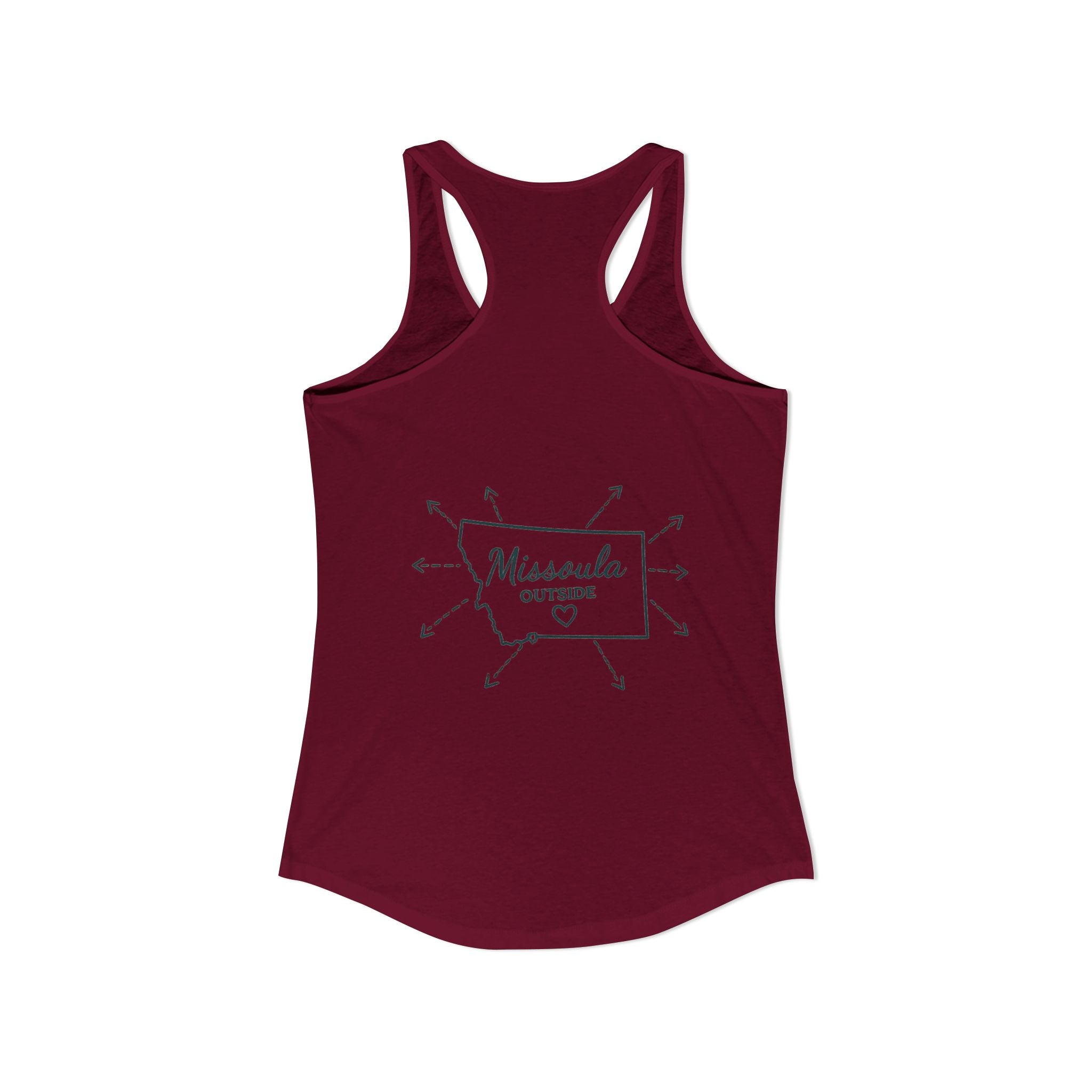 Directions for those seeking Missoula that need to be lost! Women's Ideal Racerback Tank