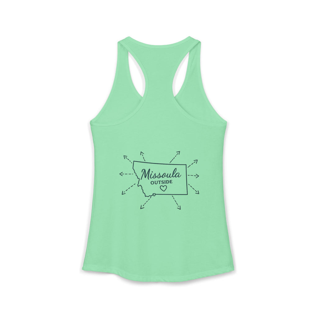 Directions for those seeking Missoula that need to be lost! Women's Ideal Racerback Tank
