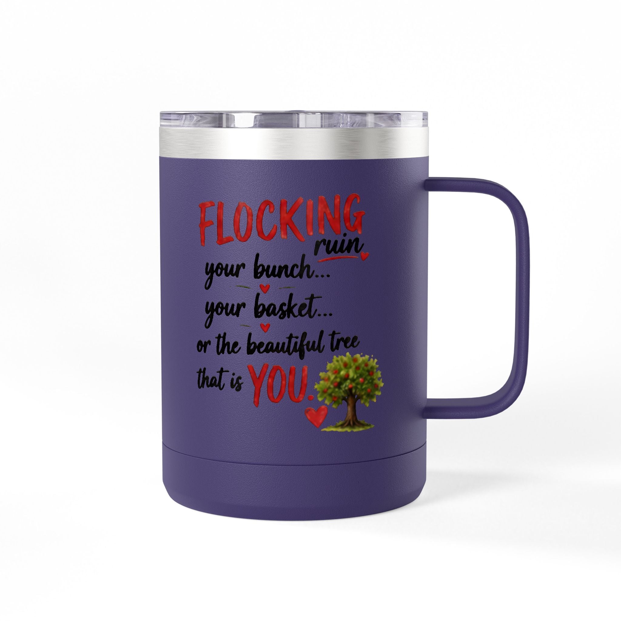 Flocking Brilliant You 15oz Travel Mug