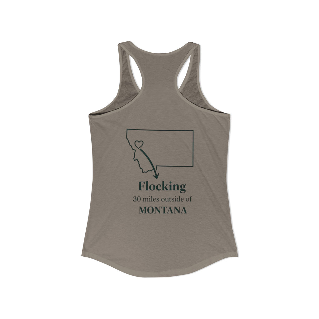 Say it loud and proud without your voice! With this Women's Ideal Racerback Tank