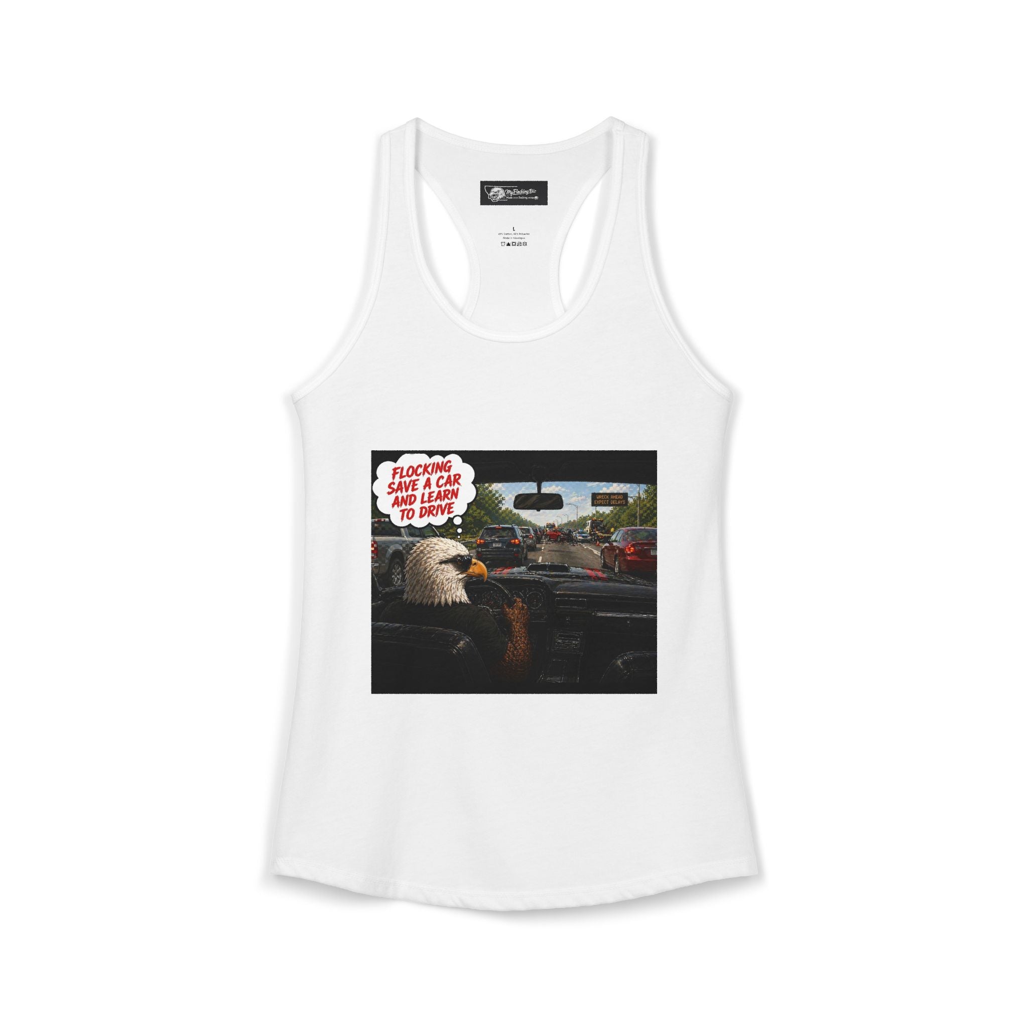 Learn to drive Save a Car Women's Ideal Racer back Tank