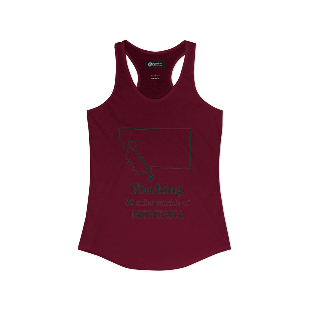 Say it loud and proud without words but the shirts speak for you with this women's ideal racerback tank