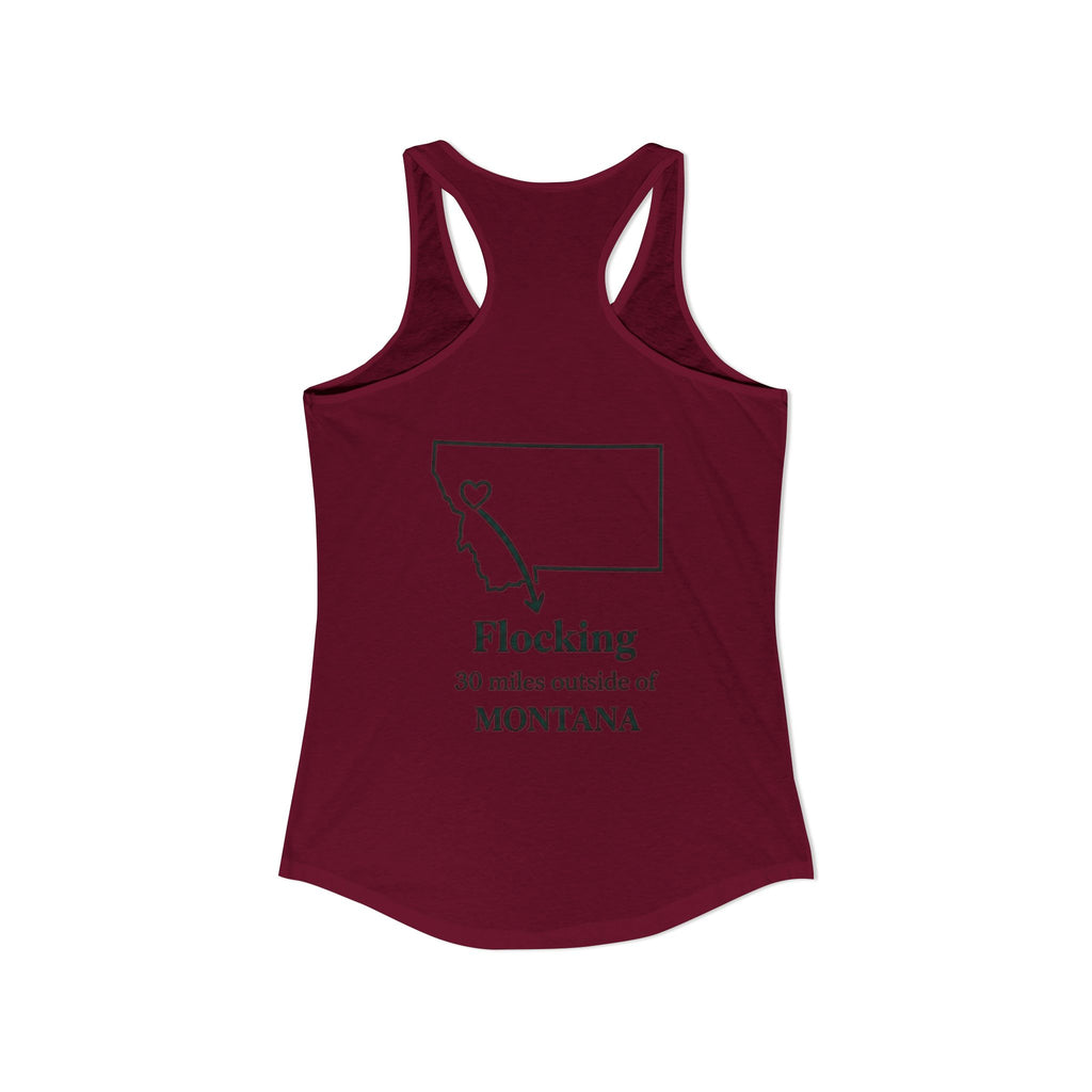 Say it loud and proud without your voice! With this Women's Ideal Racerback Tank