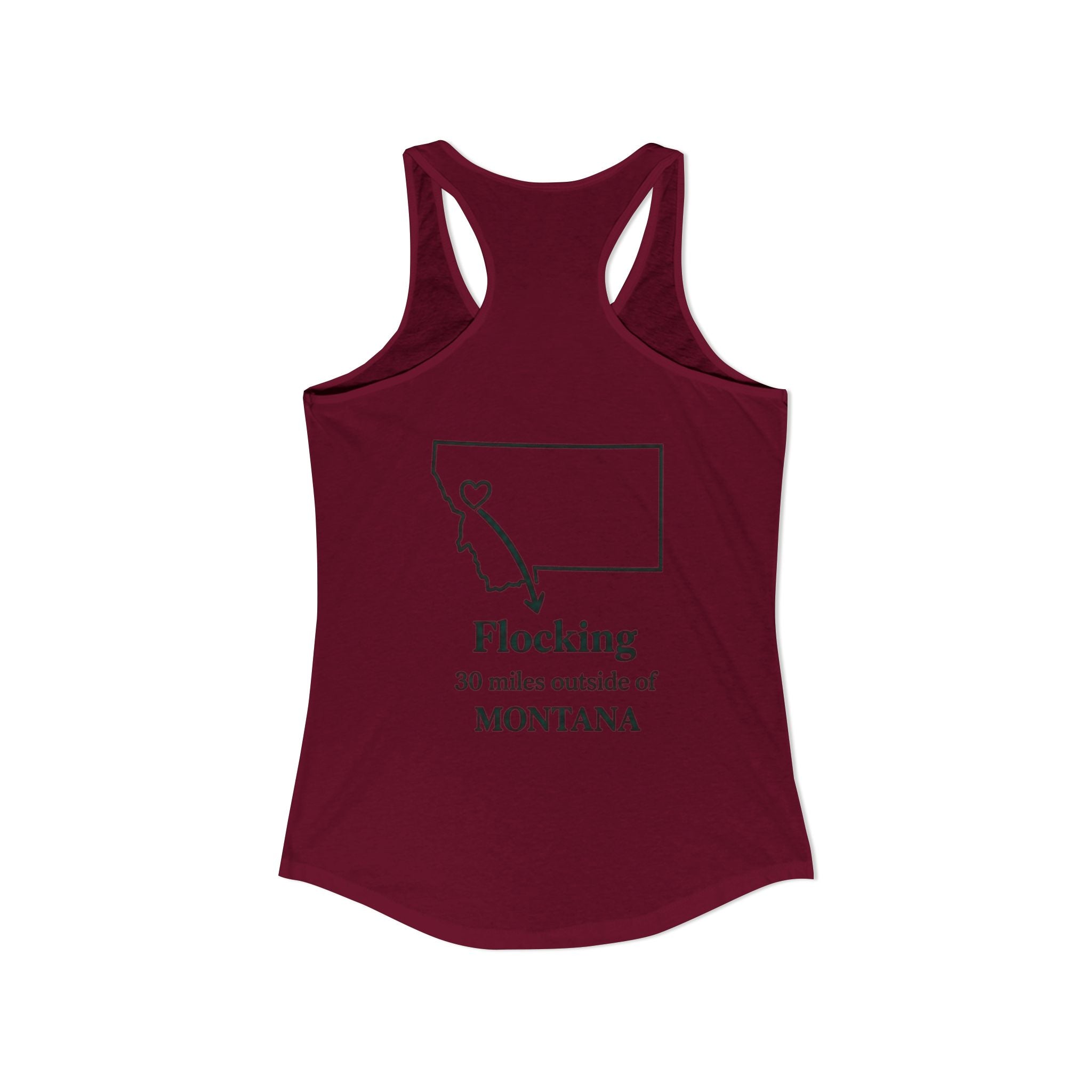 Say it loud and proud without your voice! With this Women's Ideal Racerback Tank
