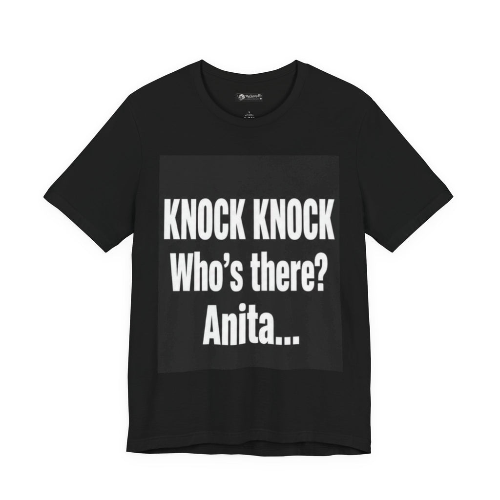 Flocking Knock Knock Who's There Anita… Tee — Funny 'I Need a Flocking Maid' Graphic T-Shirt