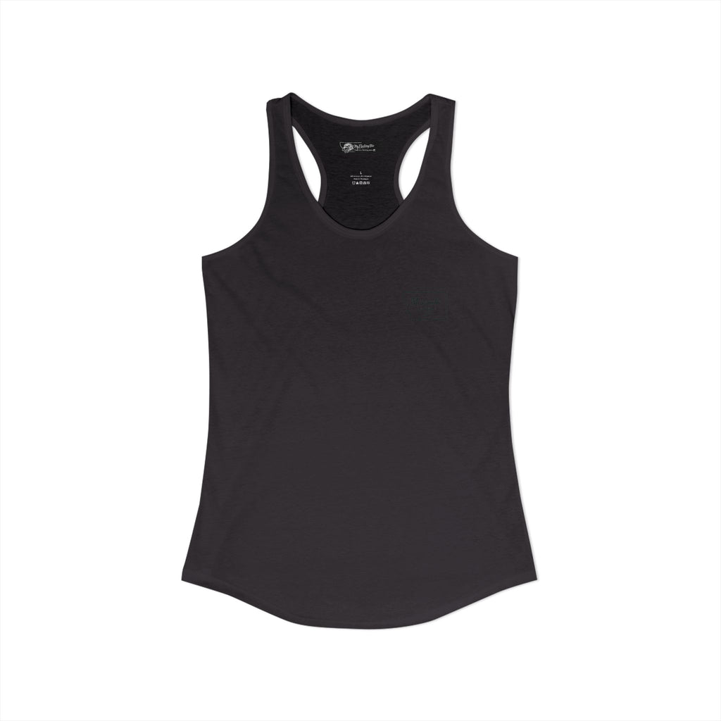 With this women's tank top you can tell tourists where to actually find Missoula ha ha when you wear this Ideal Racerback Tank