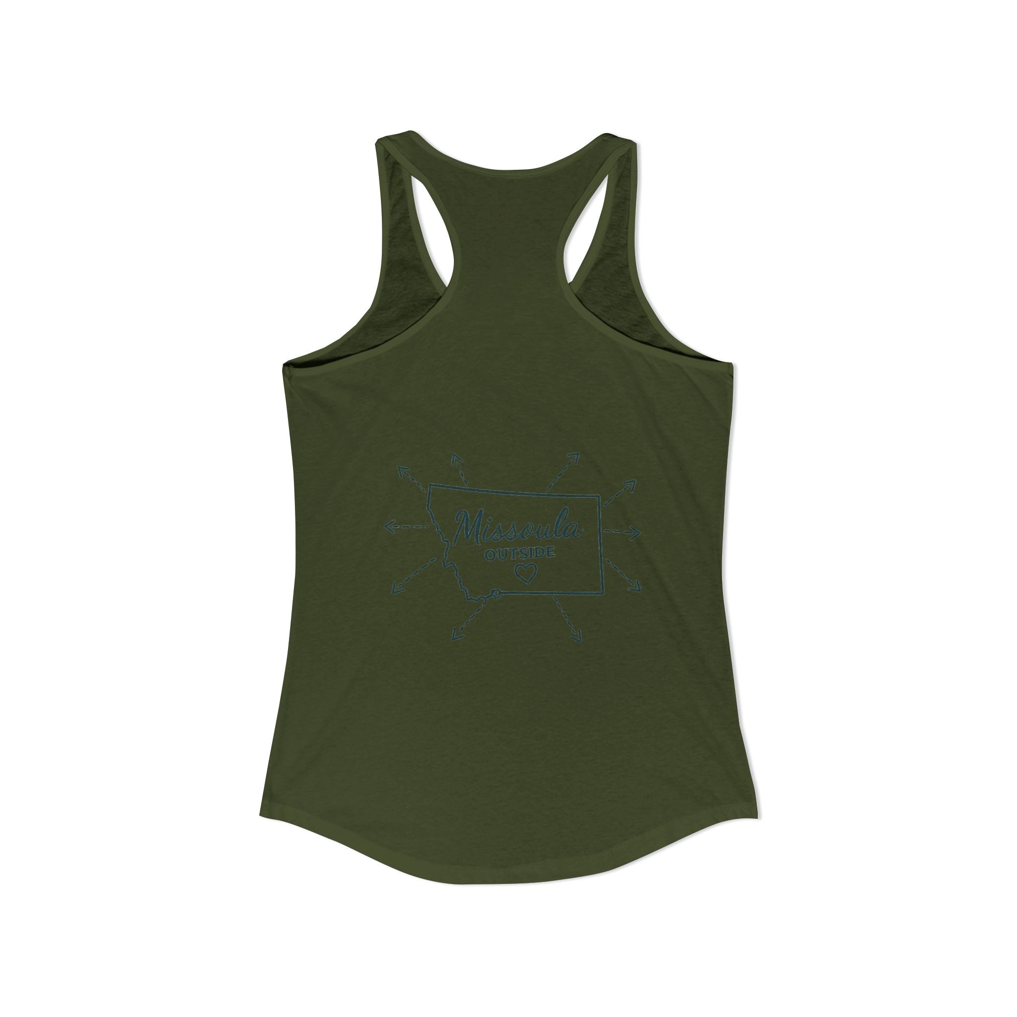 Directions for those seeking Missoula that need to be lost! Women's Ideal Racerback Tank