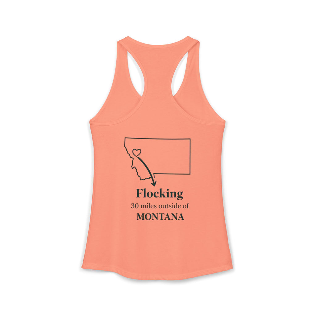 Say it loud and proud without your voice! With this Women's Ideal Racerback Tank
