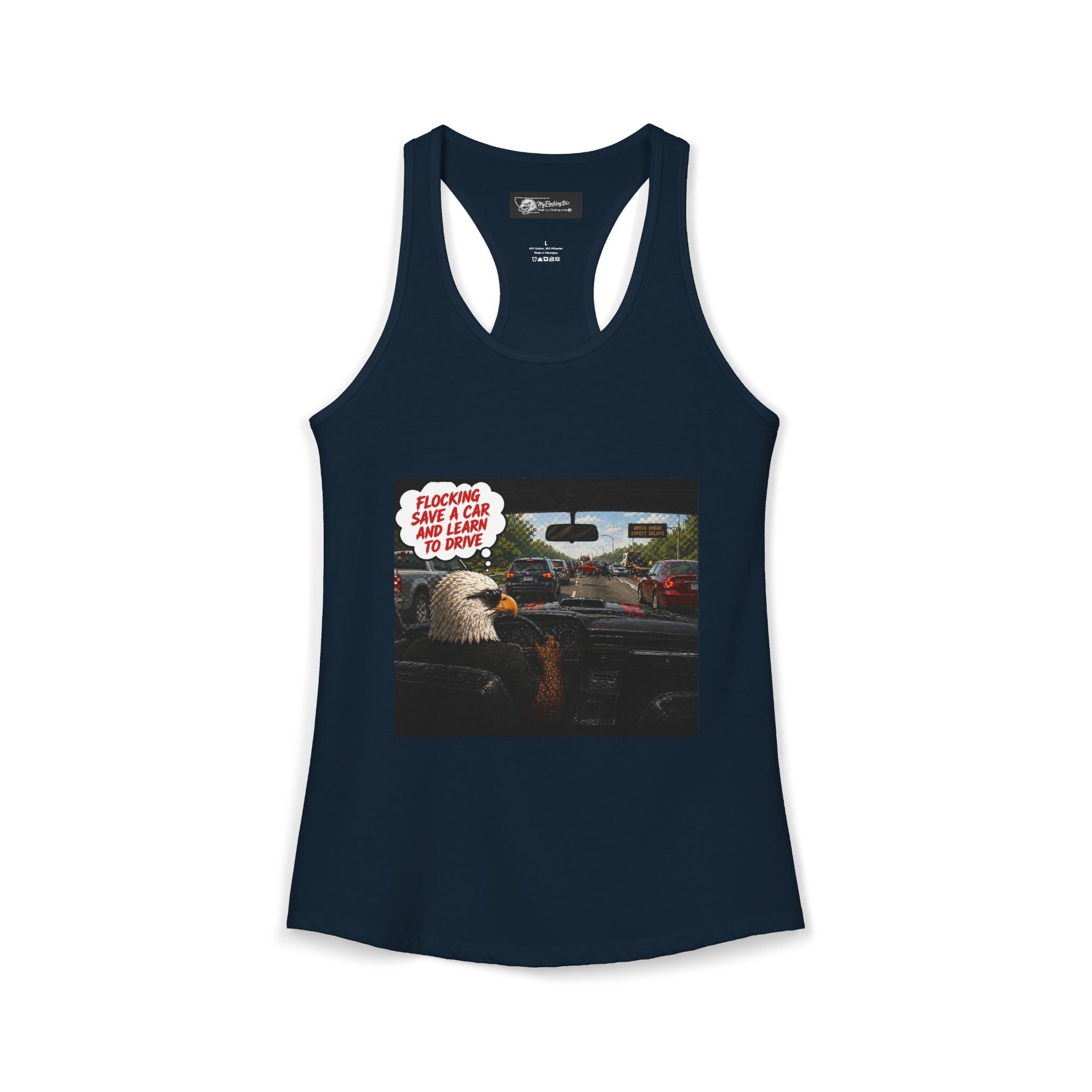Learn to drive Save a Car Women's Ideal Racer back Tank