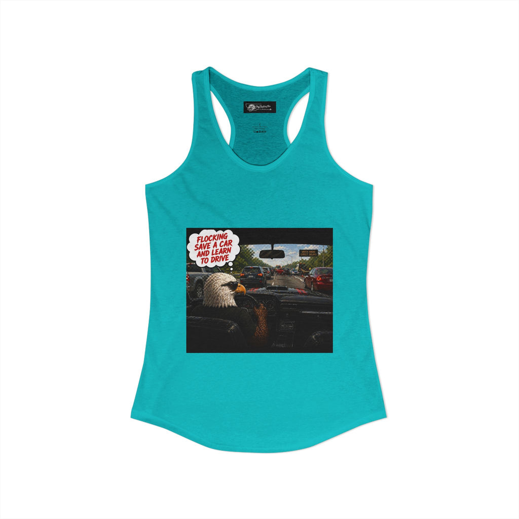 Learn to drive Save a Car Women's Ideal Racer back Tank