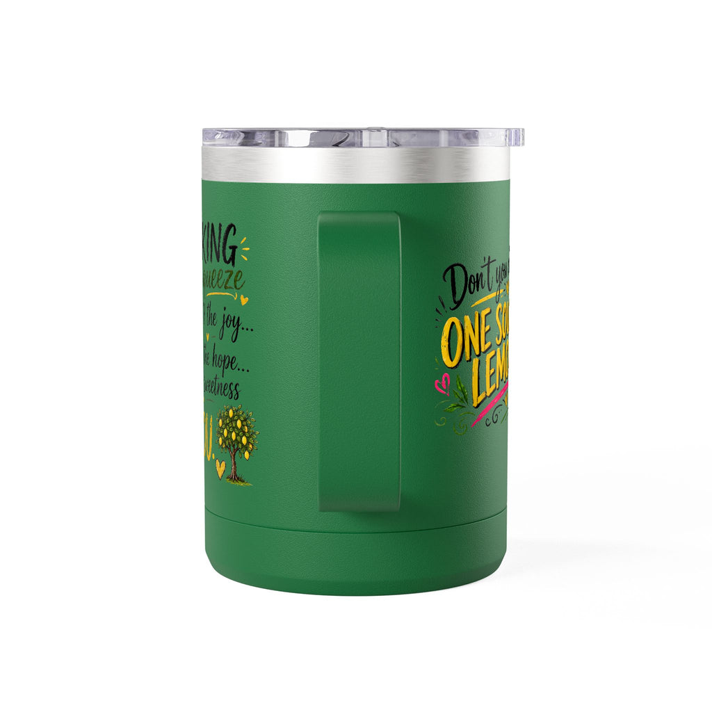 Flocking Squeeze Lemon 15oz Tumbler Mug