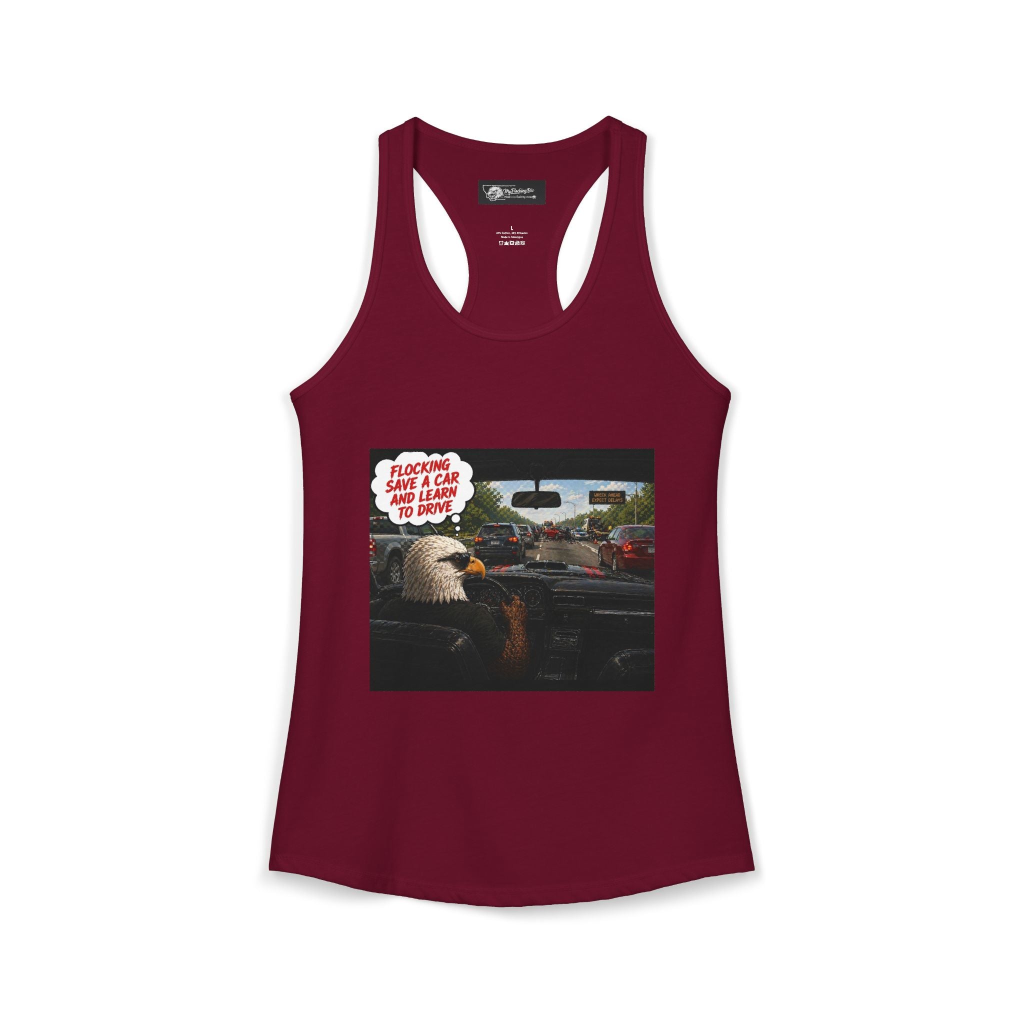 Learn to drive Save a Car Women's Ideal Racer back Tank