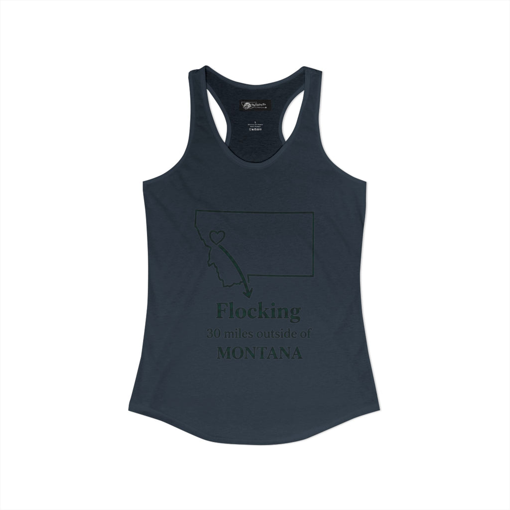 Say it loud and proud without words but the shirts speak for you with this women's ideal racerback tank