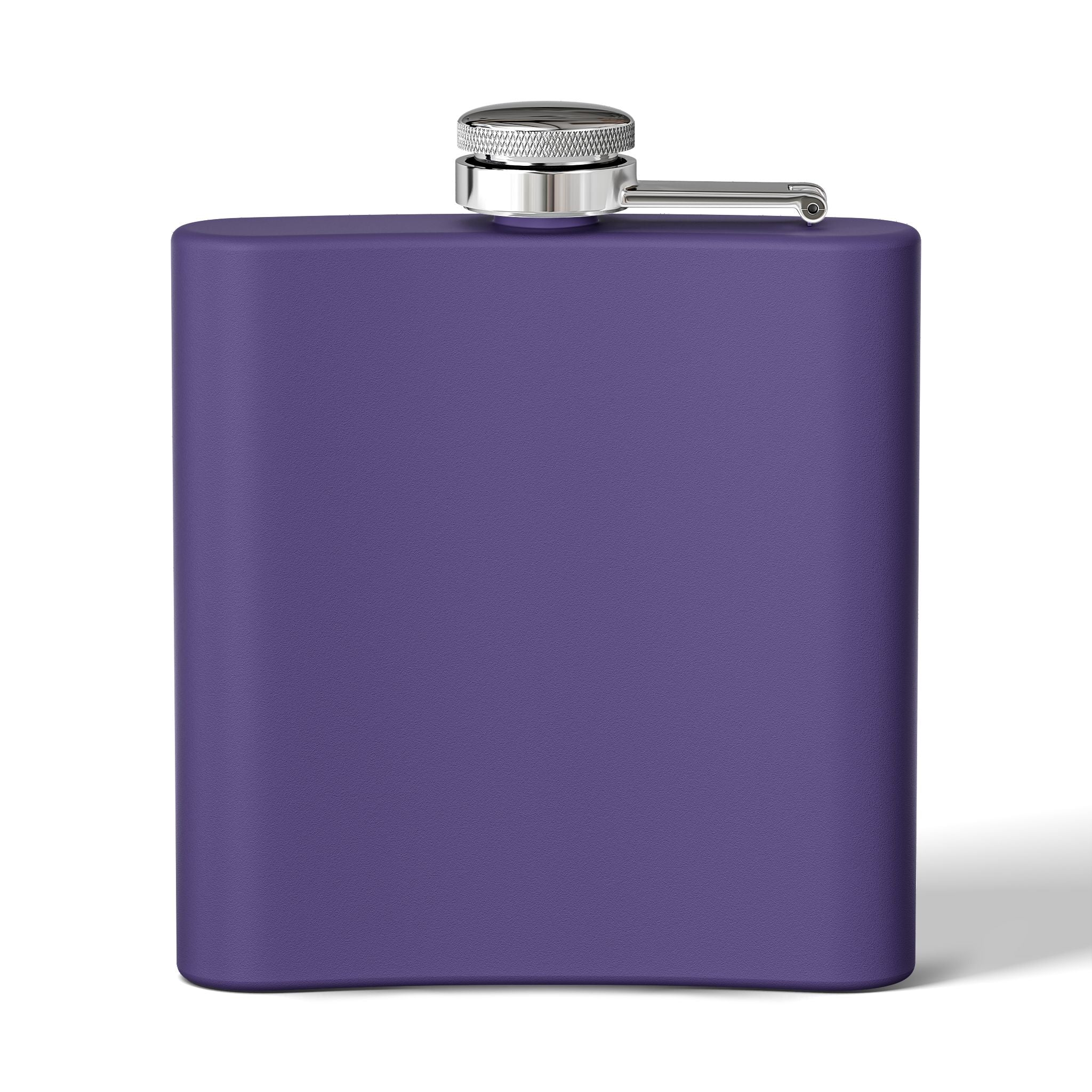 Flask — "Old Rockers Never Flocking Die" 6oz Stainless Steel Hip Flask