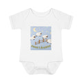 Baby Bodysuit — Cute Dreaming Sheep Nighttime Infant Onesie