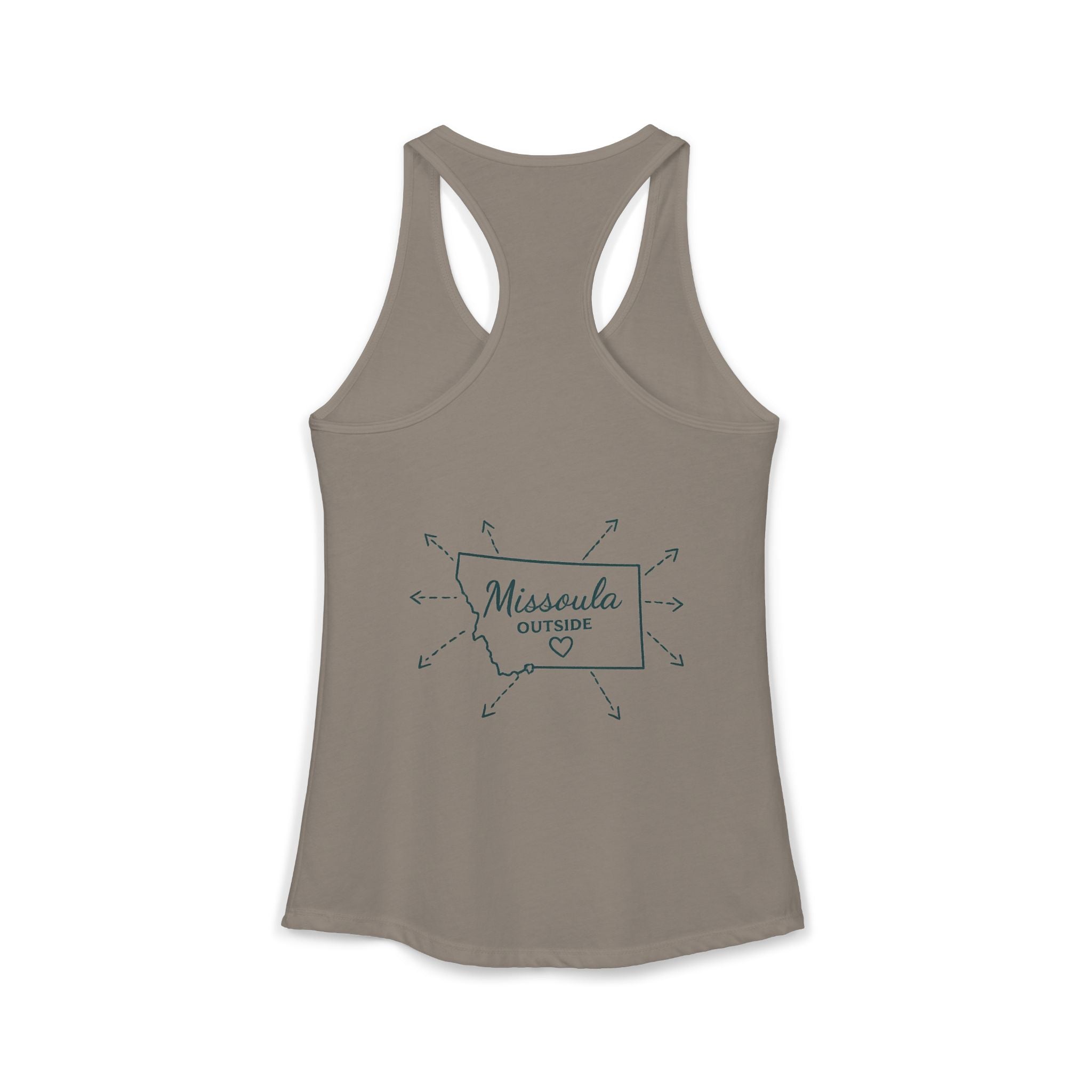 Directions for those seeking Missoula that need to be lost! Women's Ideal Racerback Tank