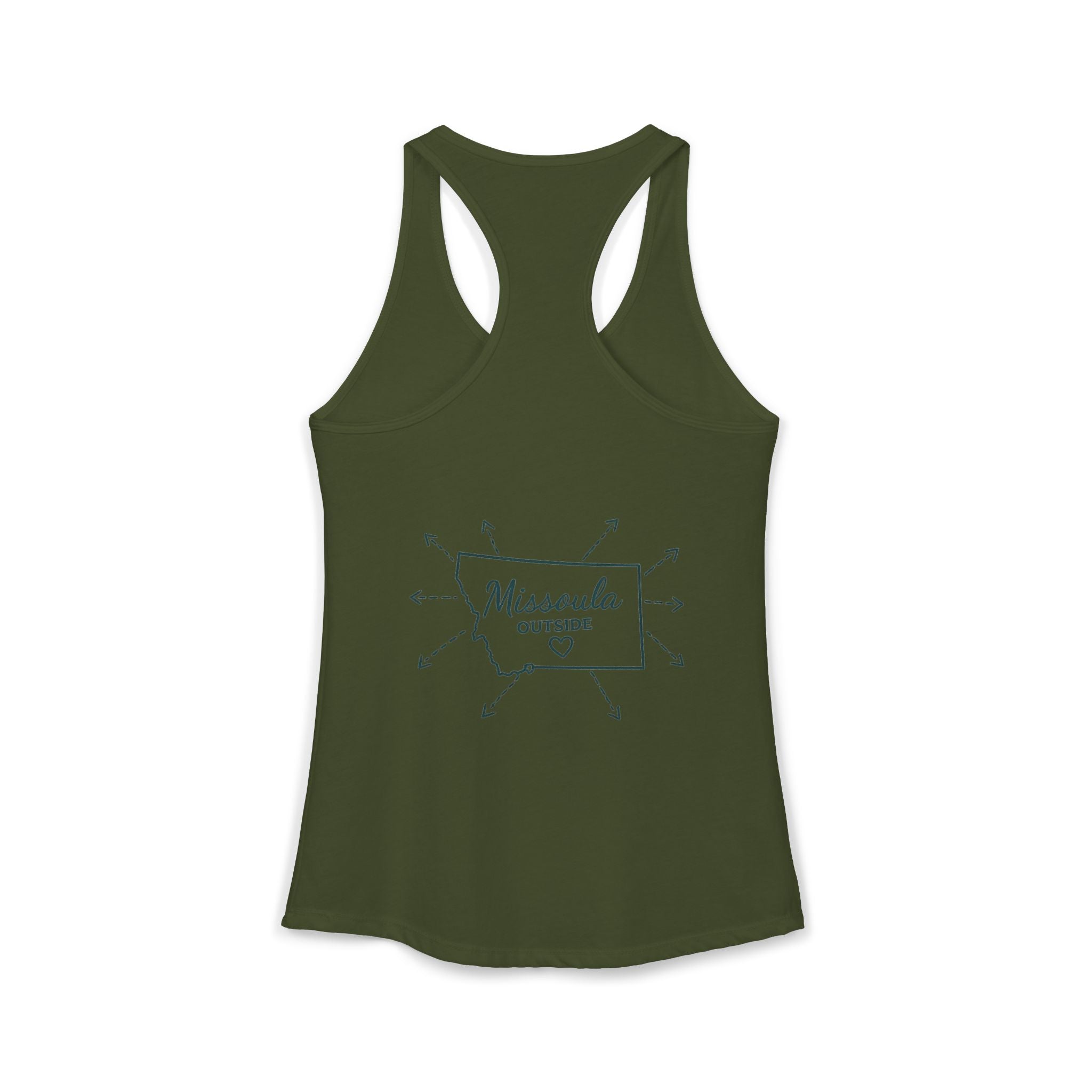 Directions for those seeking Missoula that need to be lost! Women's Ideal Racerback Tank