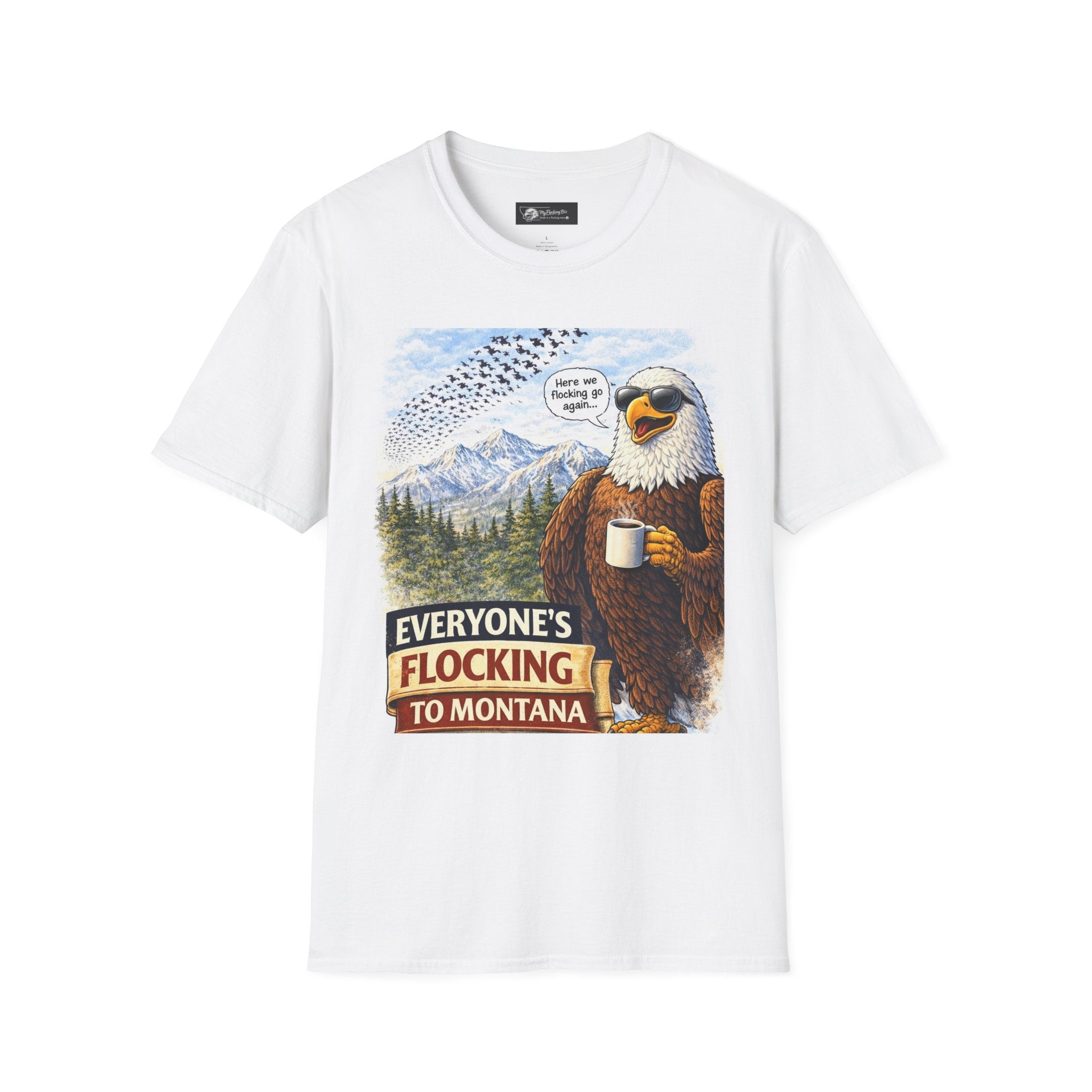 Everyone's Flocking to Montana Eagle T-Shirt — Funny Montana Travel Tee