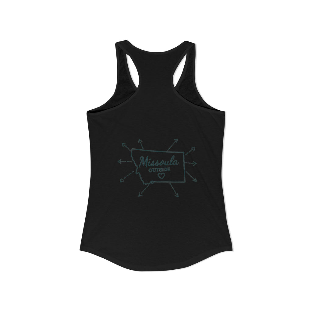 Directions for those seeking Missoula that need to be lost! Women's Ideal Racerback Tank
