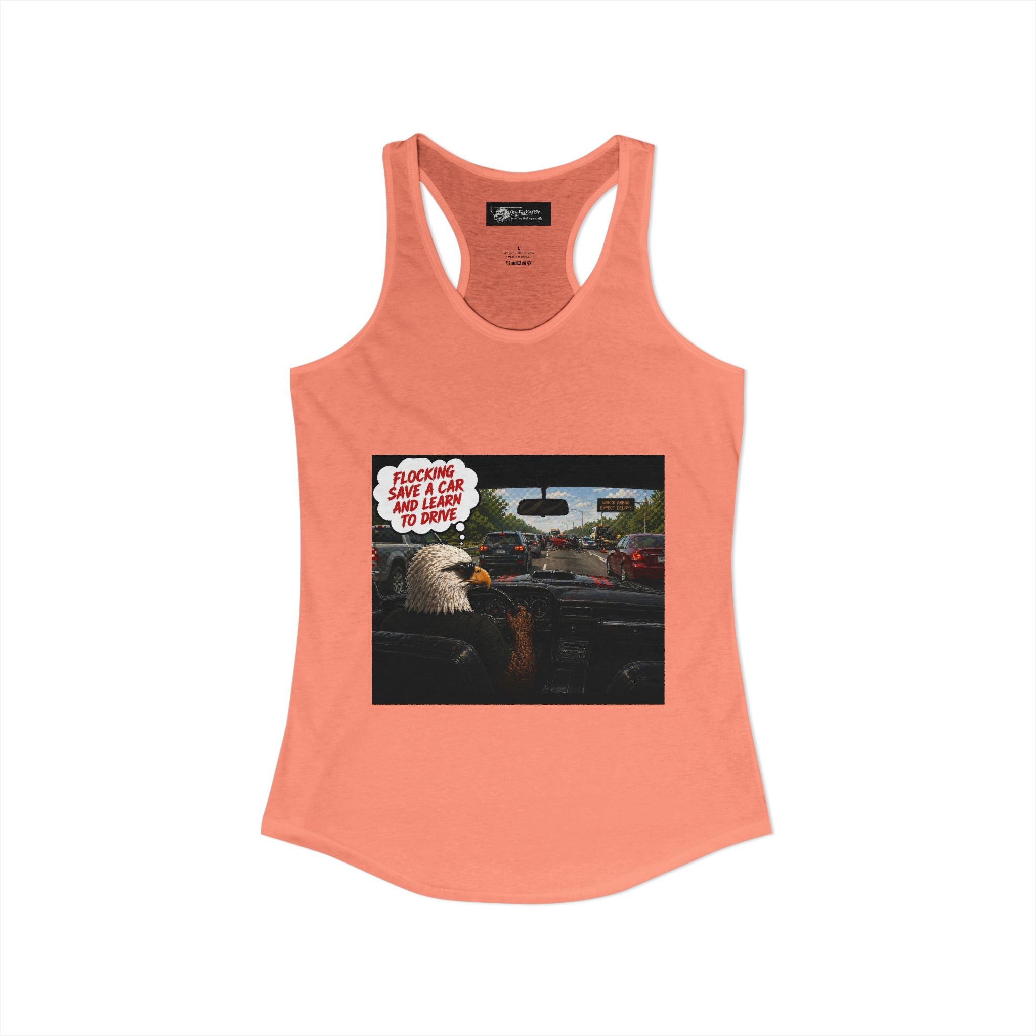 Learn to drive Save a Car Women's Ideal Racer back Tank