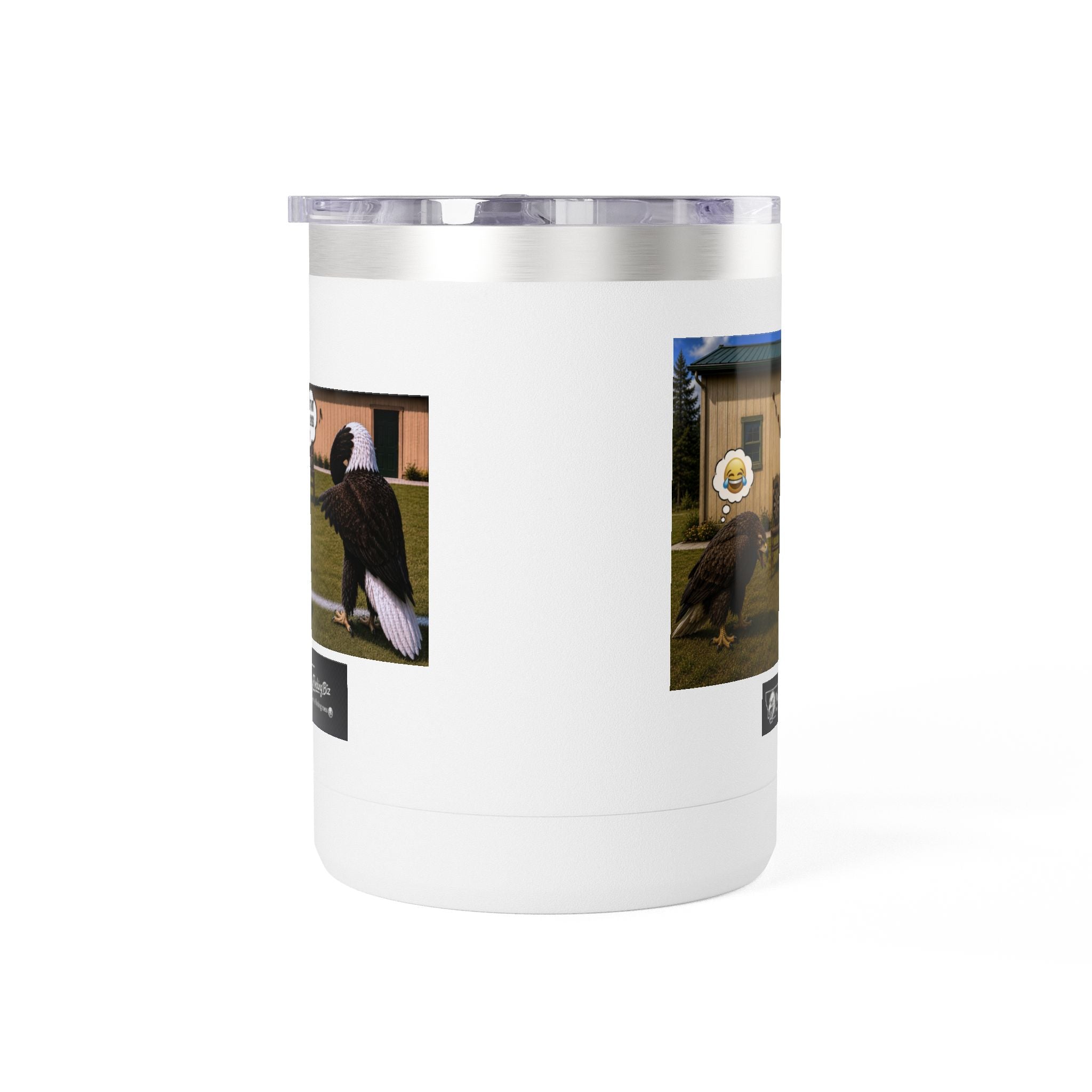 15oz Funny Turkey Dartboard Coffee Tumbler – "Well... at least my flocking darts are in a row"